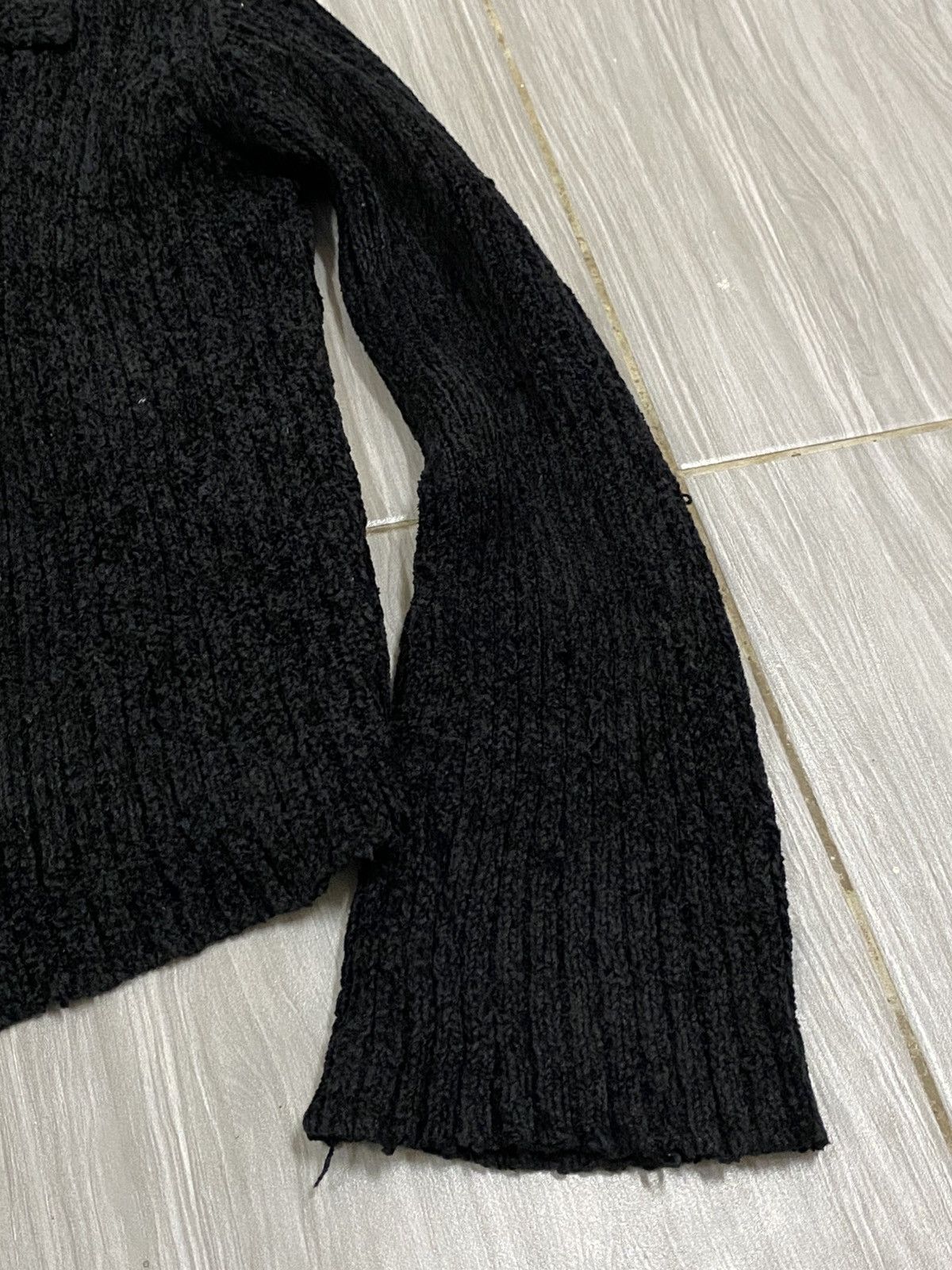 Comme des Garcons Comme des Garçons Tricot Vintage Black Boucle Knit Cardigan Size M / US 6-8 / IT 42-44 - 5 Thumbnail