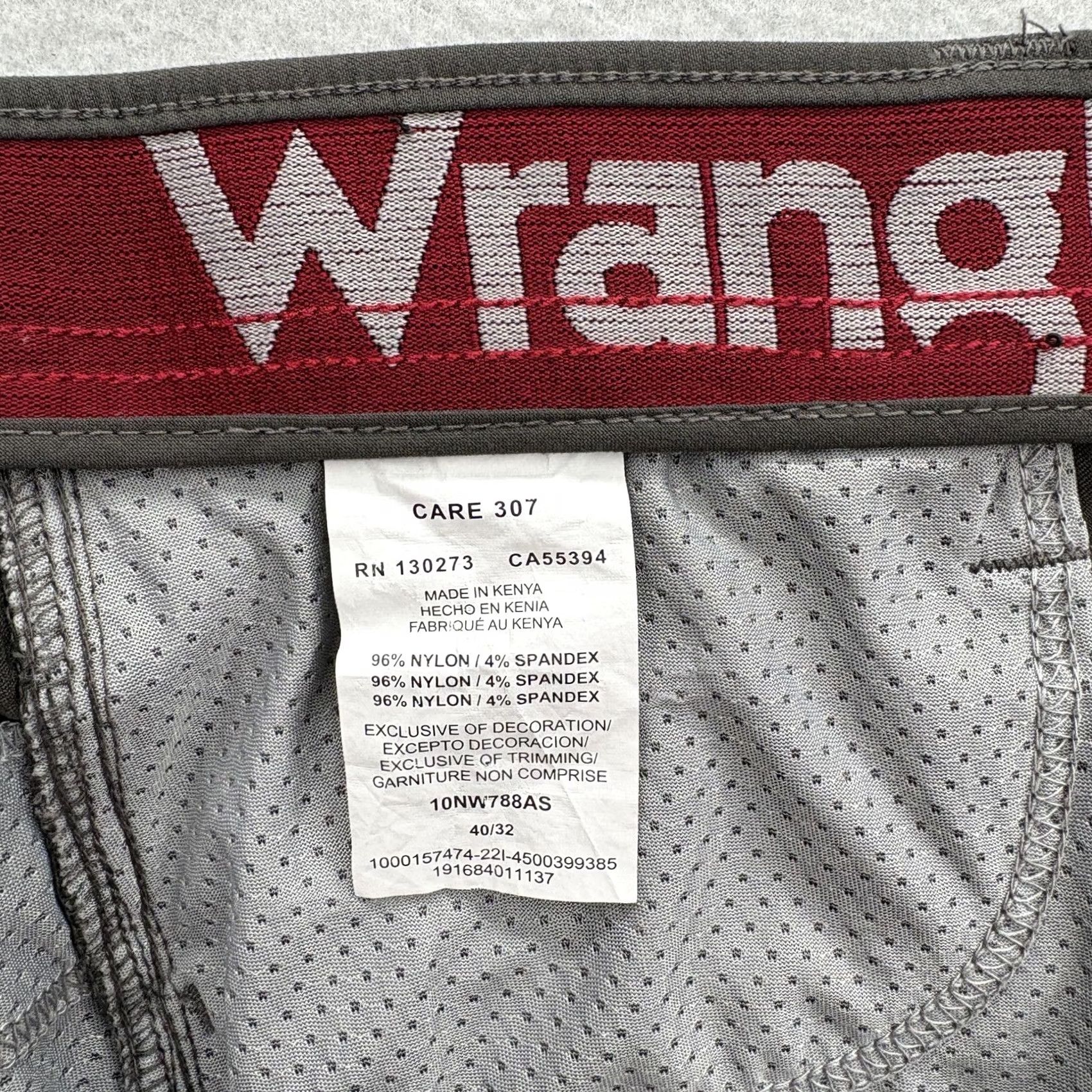 Wrangler Wrangler Cargo Pants Mens 40x32 Gray Nylon Spandex Lightweight Stretch Pocket Utility Cargo Size US 40 / EU 56 - 5 Thumbnail