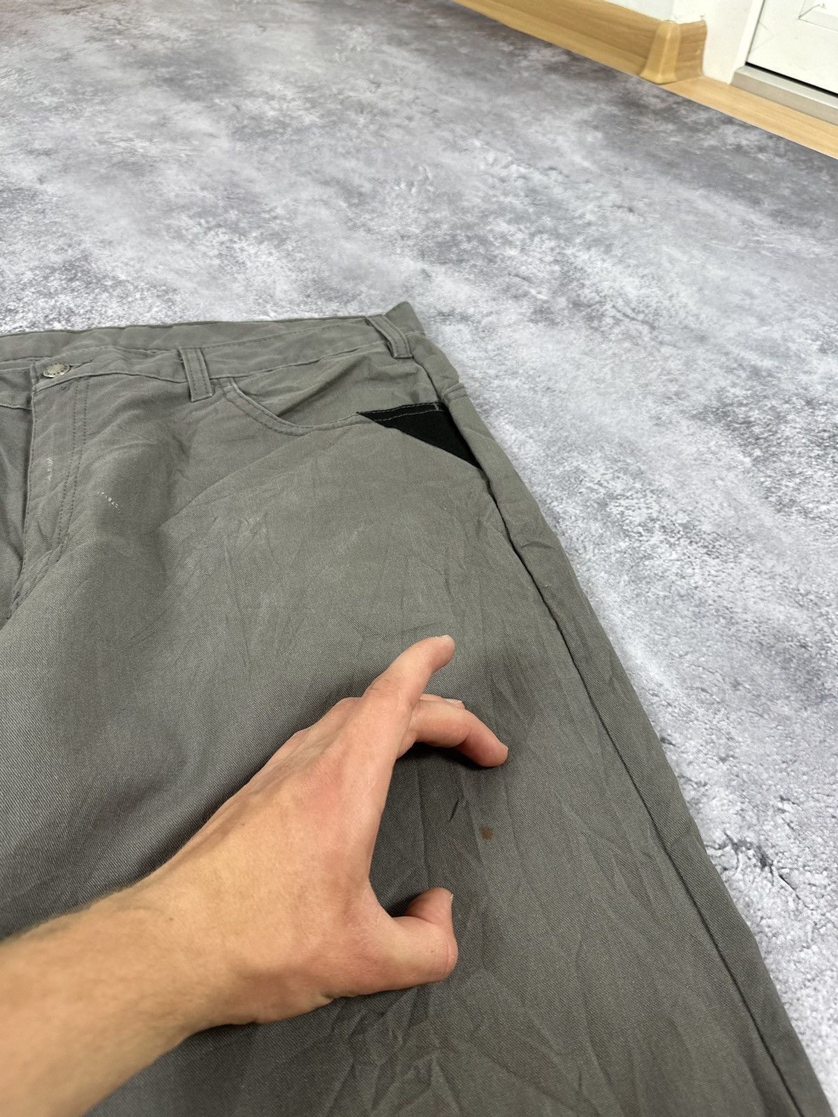 Dickies Vintage Dickies Baggy Faded Grey USA Hype Cargo Work Shorts Size US 36 / EU 52 - 10 Thumbnail