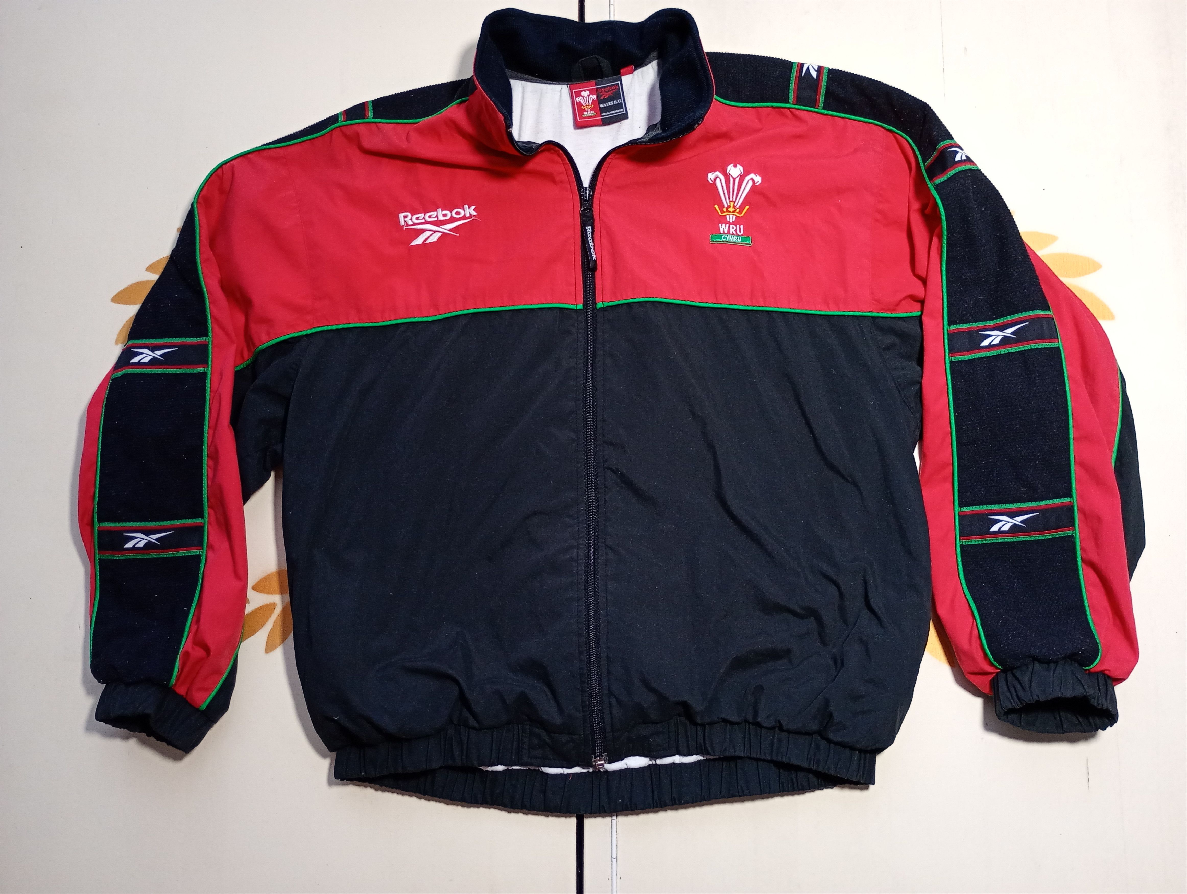 Reebok Reebok Wales Rugby Team Track Top Jacket 1998-1999 Size US M / EU 48-50 / 2 - 2 Thumbnail
