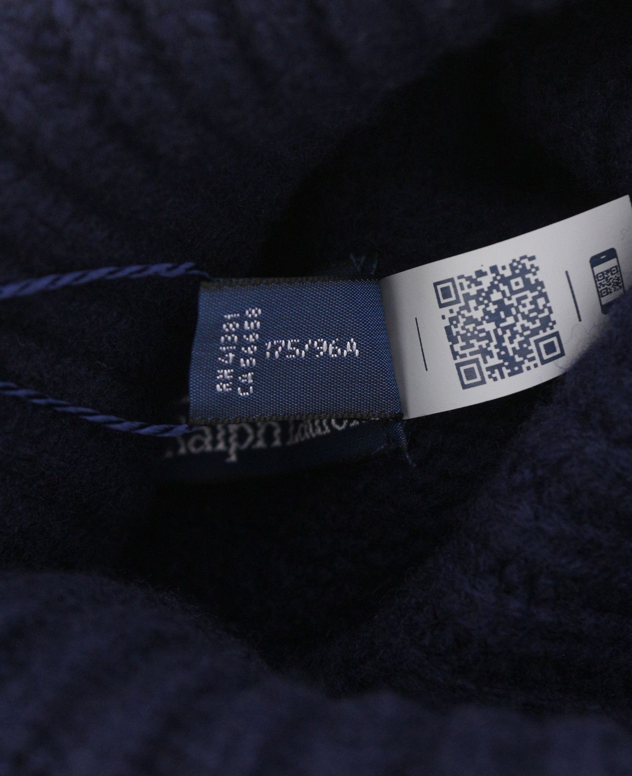 Ralph Lauren BLUE M Wool Cashmere Tight Knit Pullover 86941 Size US M / EU 48-50 / 2 - 11 Thumbnail