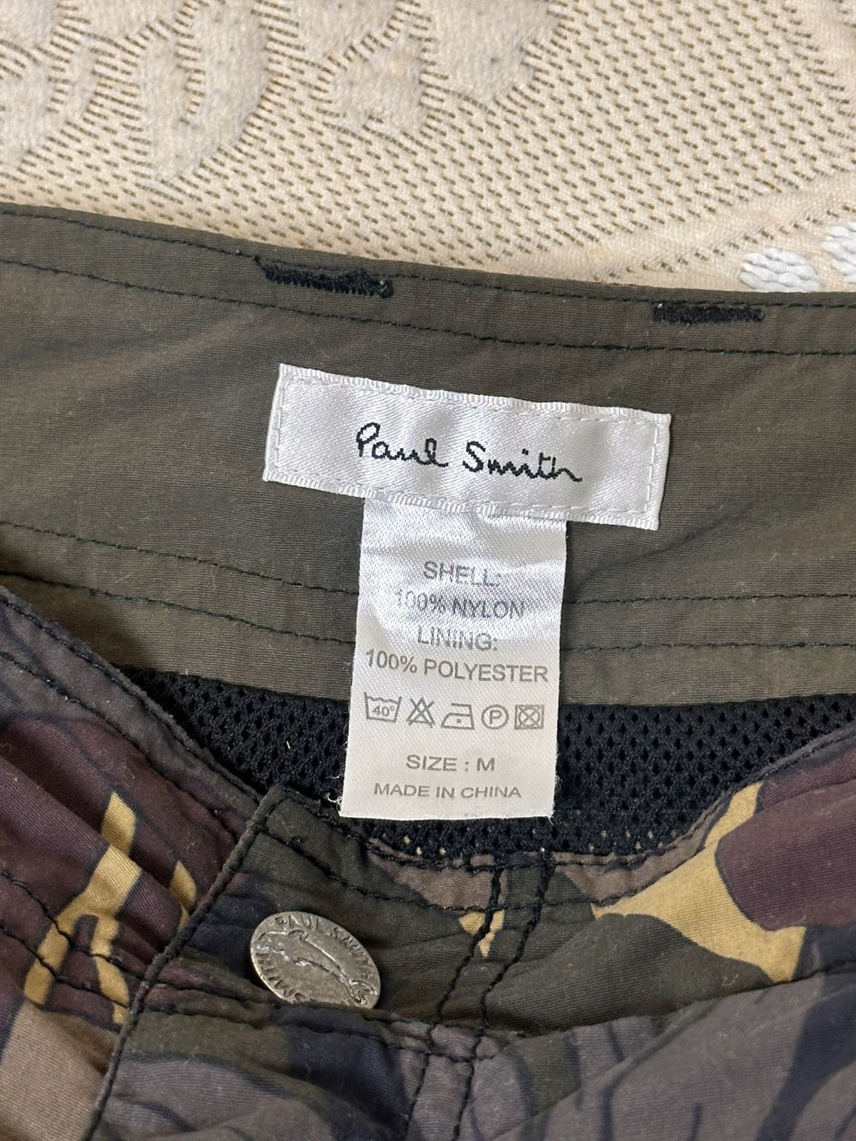 Paul Smith 🔥 Paul Smith Camo Army Cargo Shorts Floral Vintage Swimwear Size US 32 / EU 48 - 2 Thumbnail