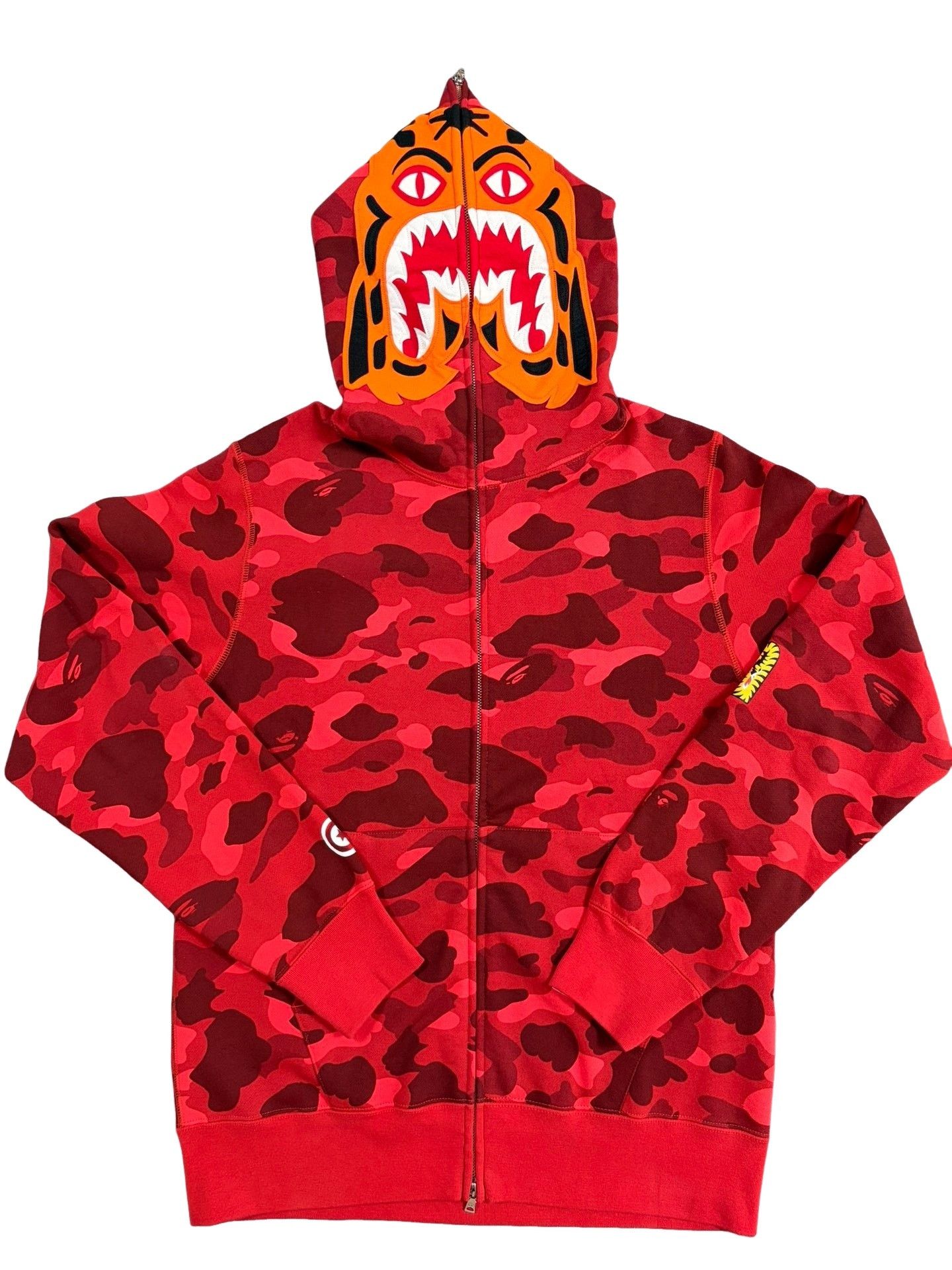 Bape BAPE Tiger Shark Camo Full Zip Hoodie XL Size US XL / EU 56 / 4 - 1 Thumbnail