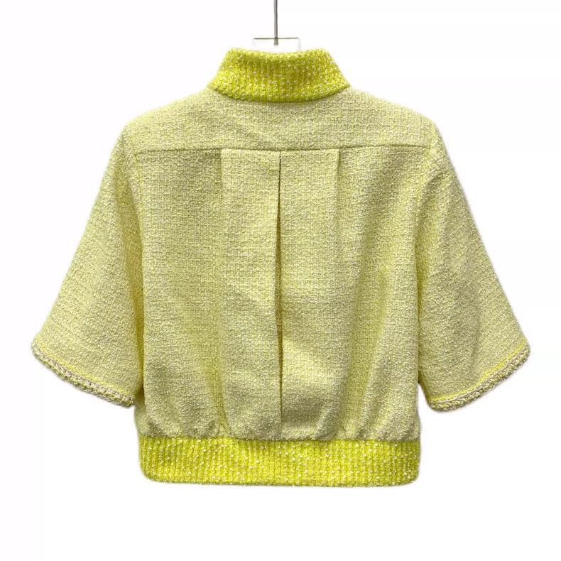 Chanel Yellow Cotton Chanel Beach Series Jacket -2505 Size XS / US 0-2 / IT 36-38 - 2 Thumbnail