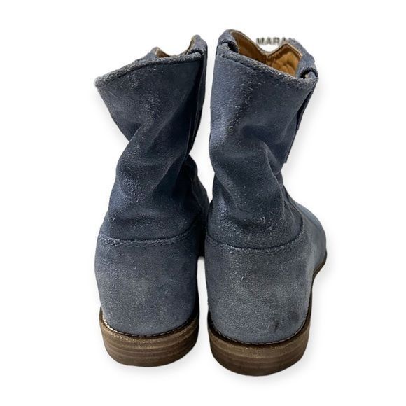 Isabel Marant Isabel Marant Crisi Ankle Boots in Light Blue Suede, Size 36 Size US 6 / IT 36 - 7 Thumbnail