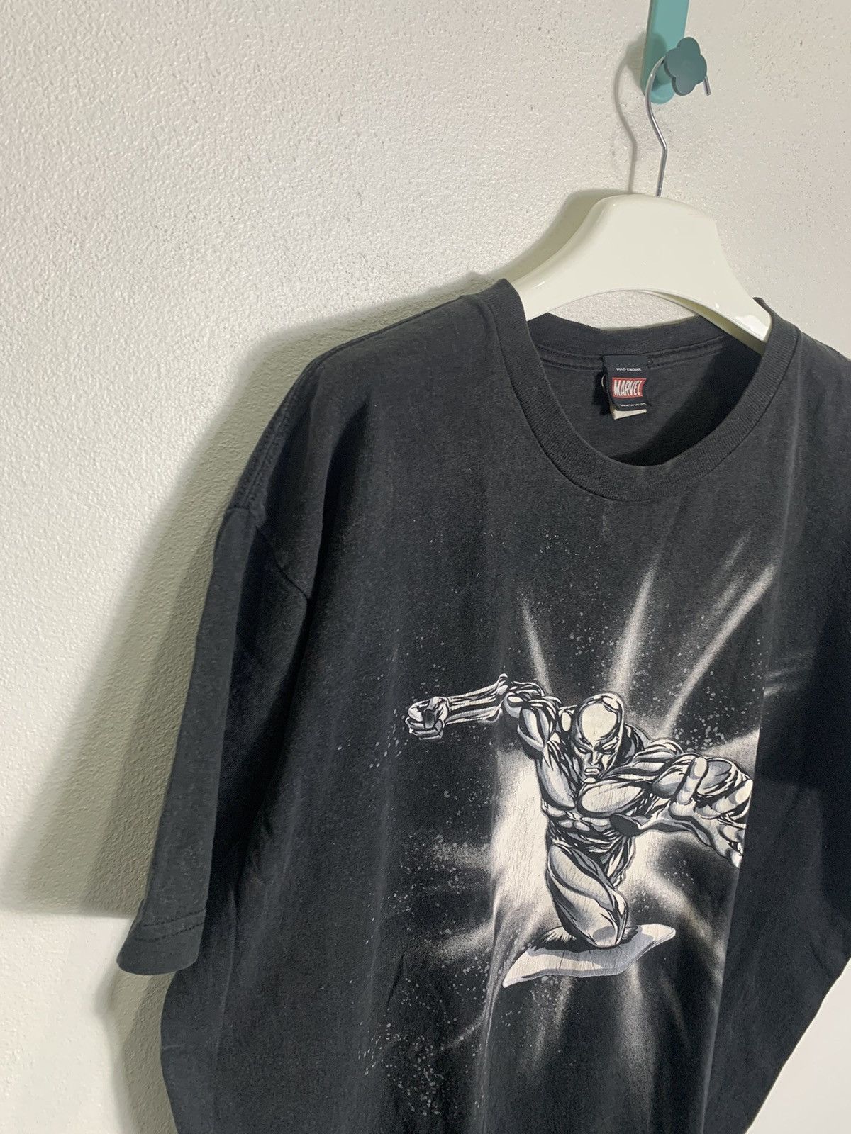 Vintage Vintage Silver Surfer tshirt Big Size Size US XL / EU 56 / 4 - 2 Thumbnail