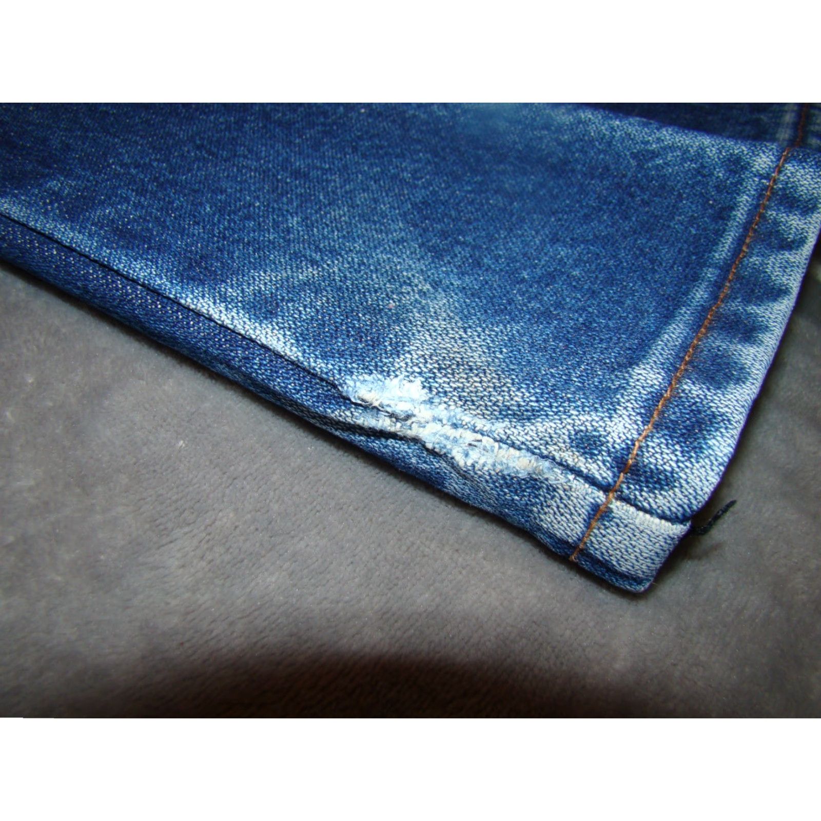 Wrangler Wrangler FR Mens 40 x 32 Jeans Flame Resistant Original Fit Workwear Denim Blue 5-Pocket Straight Mens Size US 40 / EU 56 - 2 Thumbnail