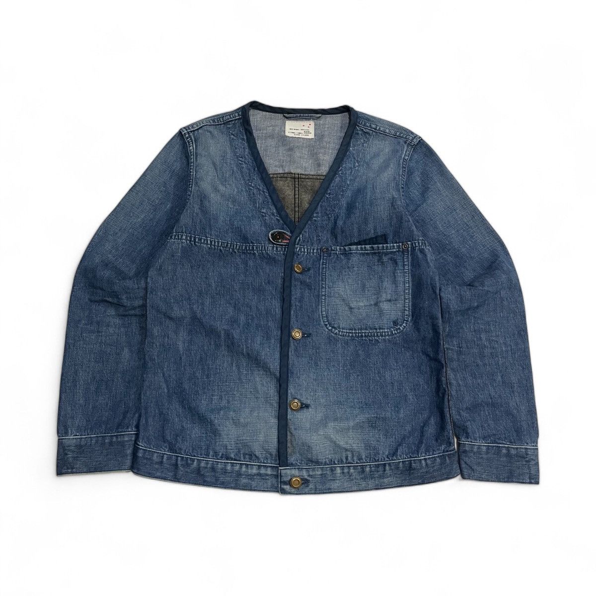Hiroshi Kato Kato Tool Project Elbow Patch Cardigan Size US S / EU 44-46 / 1 - 1 Thumbnail