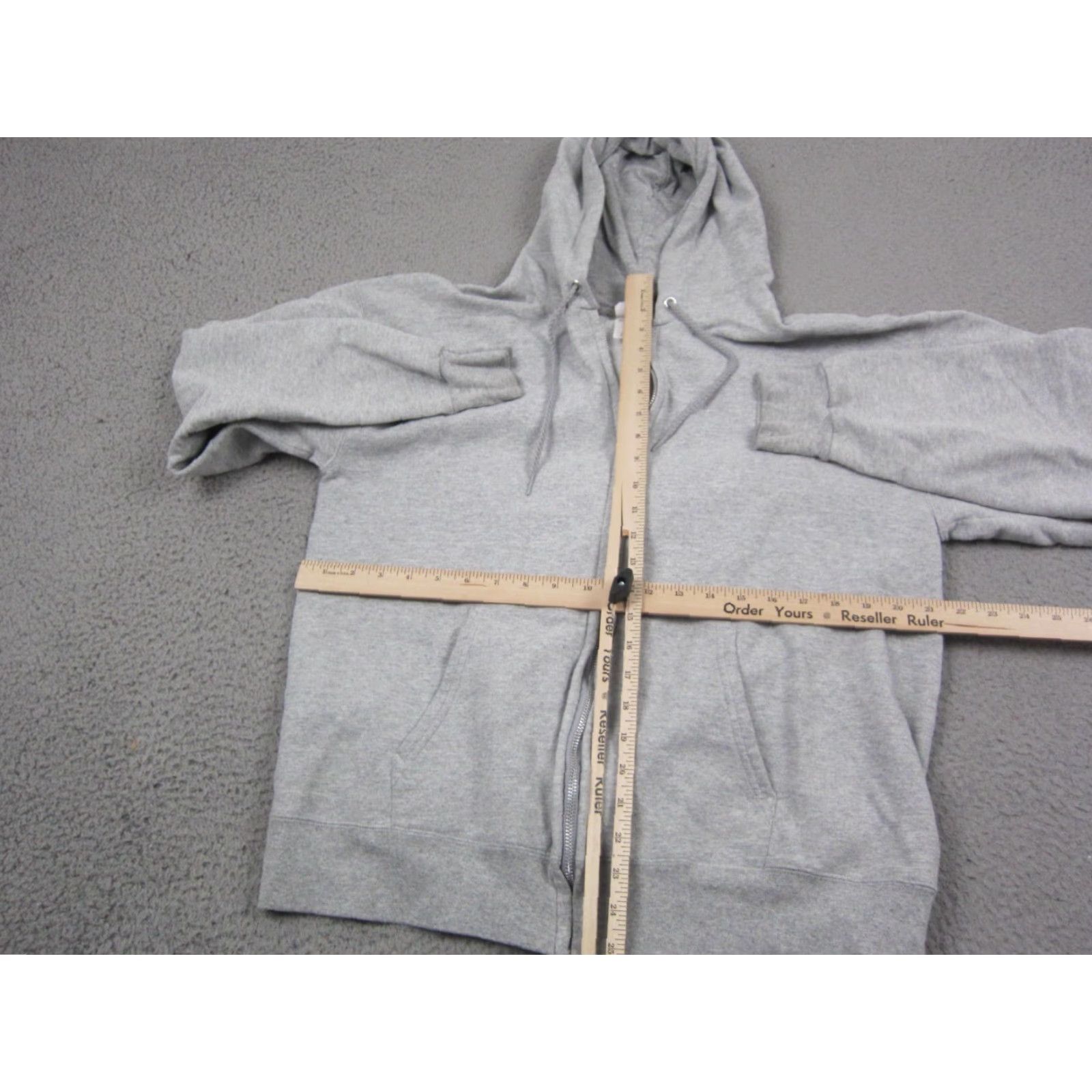 Hanes Vintage Hanes Hoodie Womens M Gray Full Zip Up 90s Cotton Casual Zip Hooded Lightweight Regular Mens Womens Boys Girls Size M / US 6-8 / IT 42-44 - 7 Thumbnail