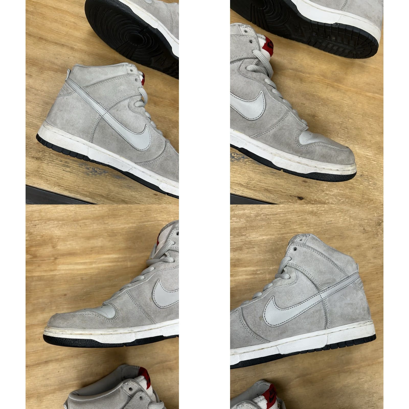 Nike VINTAGE Nike SB Dunk High Pee Wee Herman Size 10 Mens Grey Heather/Grey Heather 2007 Dunks Rare Skate Shoes Size US 9 / EU 42 - 8 Thumbnail