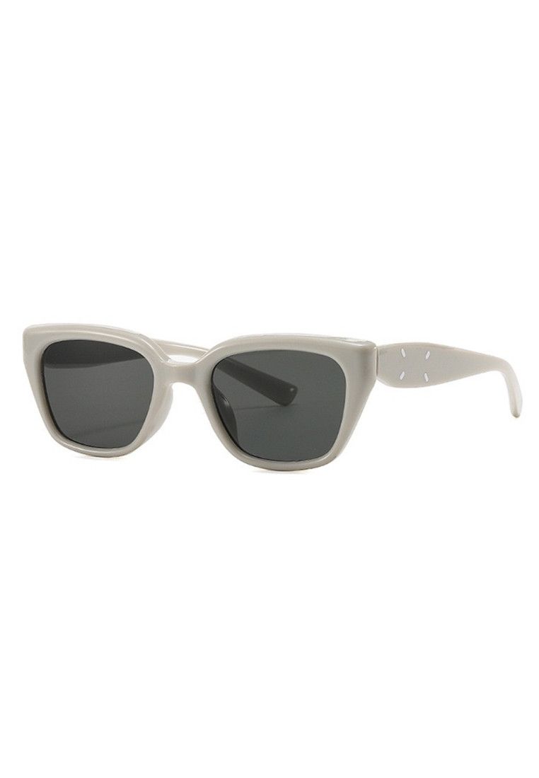 Other Beige Round Frame Grey Lens Polarized Sunglasses Size ONE SIZE - 1 Thumbnail