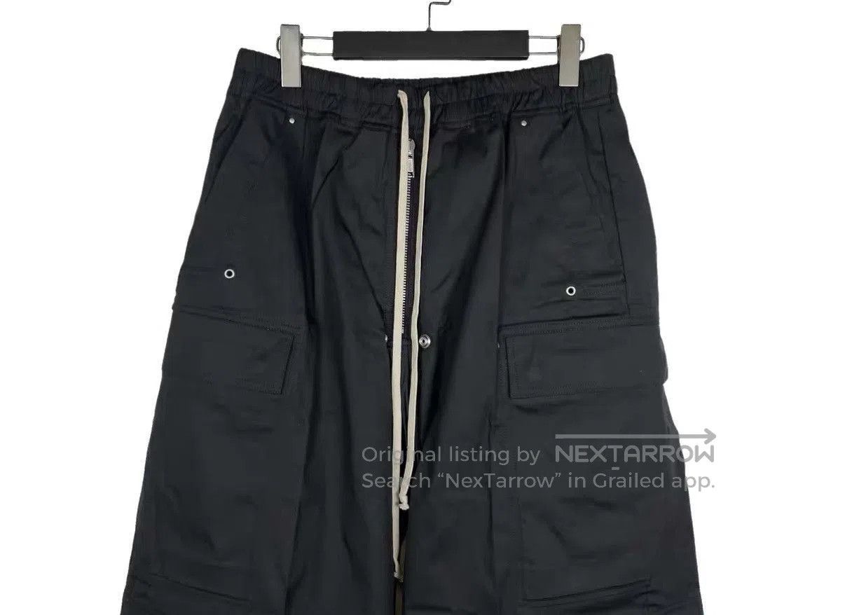 Rick Owens Black Cargo Pants with Multiple Pockets. Size US 34 / EU 50 - 3 Thumbnail