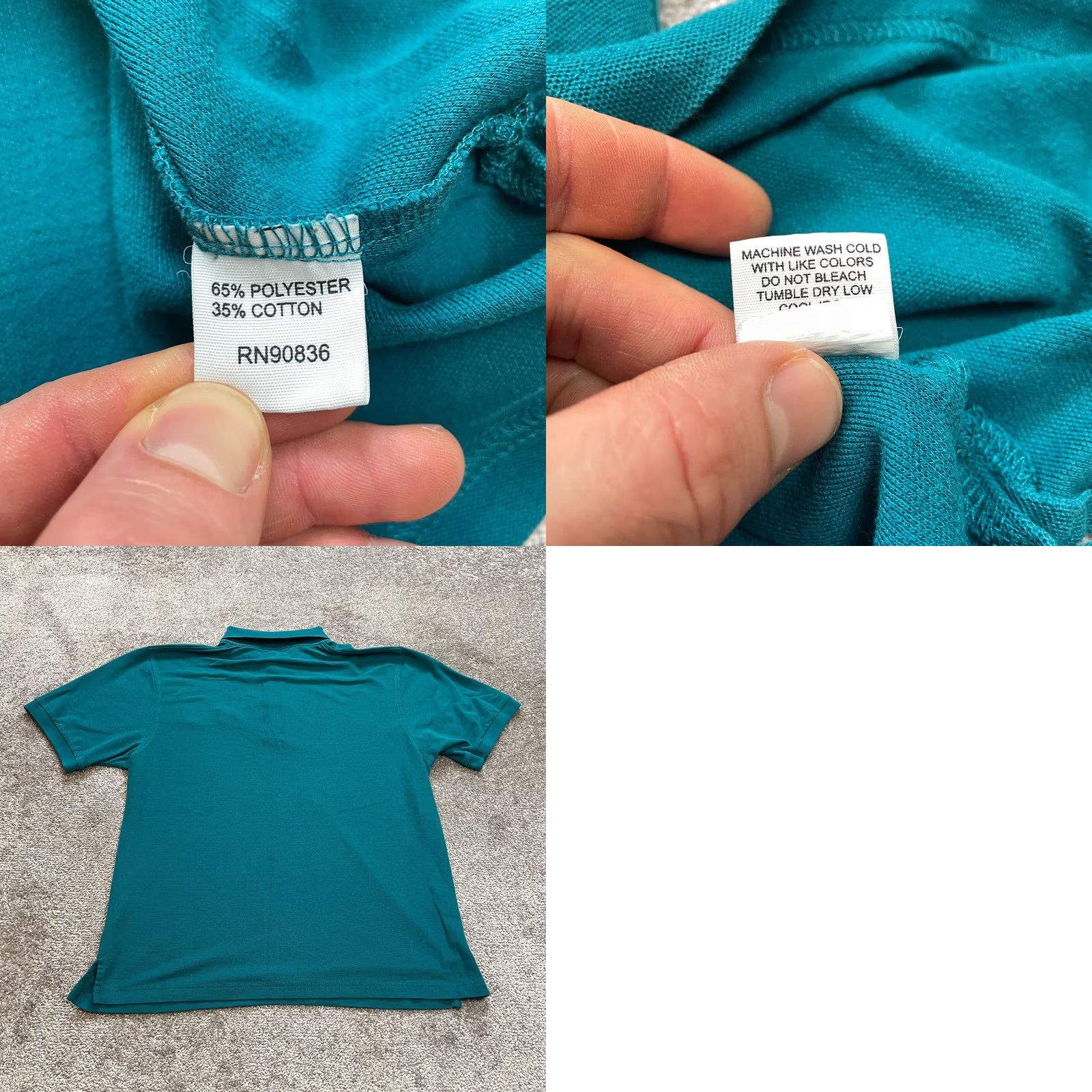 Port Authority VINTAGE Port Authority Polo Shirt Mens Large Blue Thomas Edison Career Techincal Academy Shirt Polo XS Size US L / EU 52-54 / 3 - 8 Thumbnail