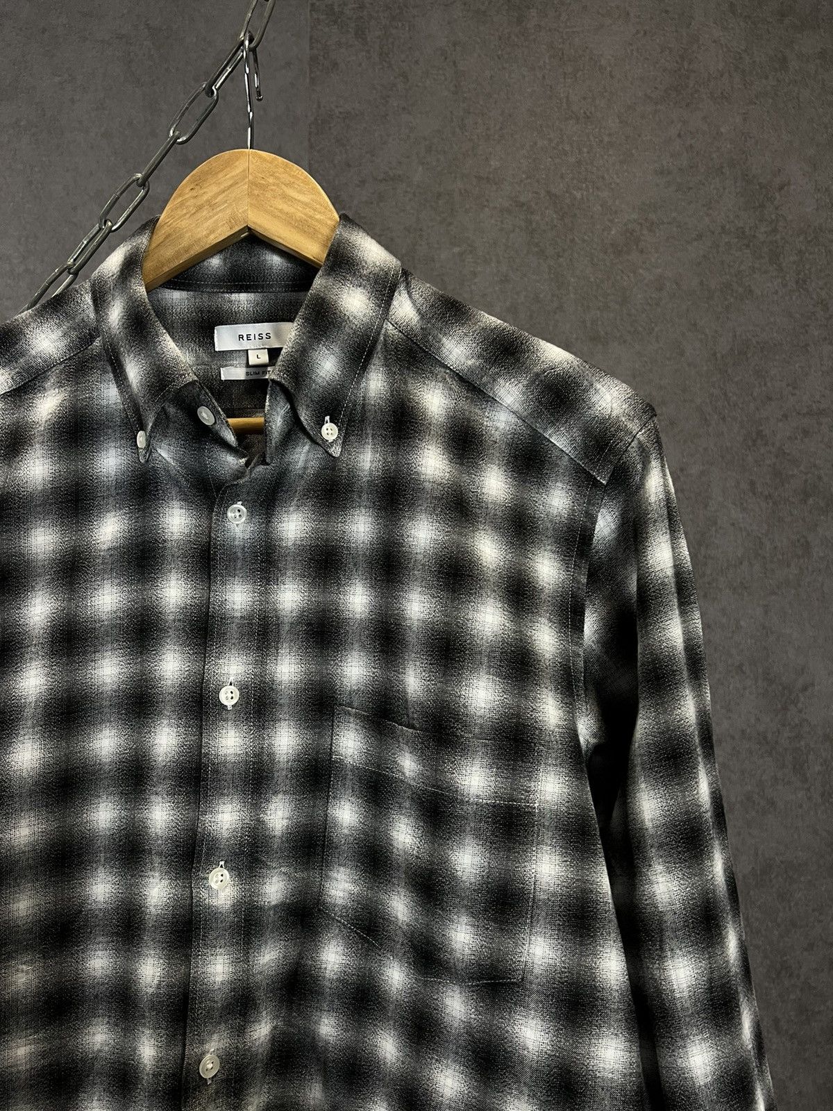 Reiss Reiss designer flannel shirt Size US L / EU 52-54 / 3 - 2 Thumbnail