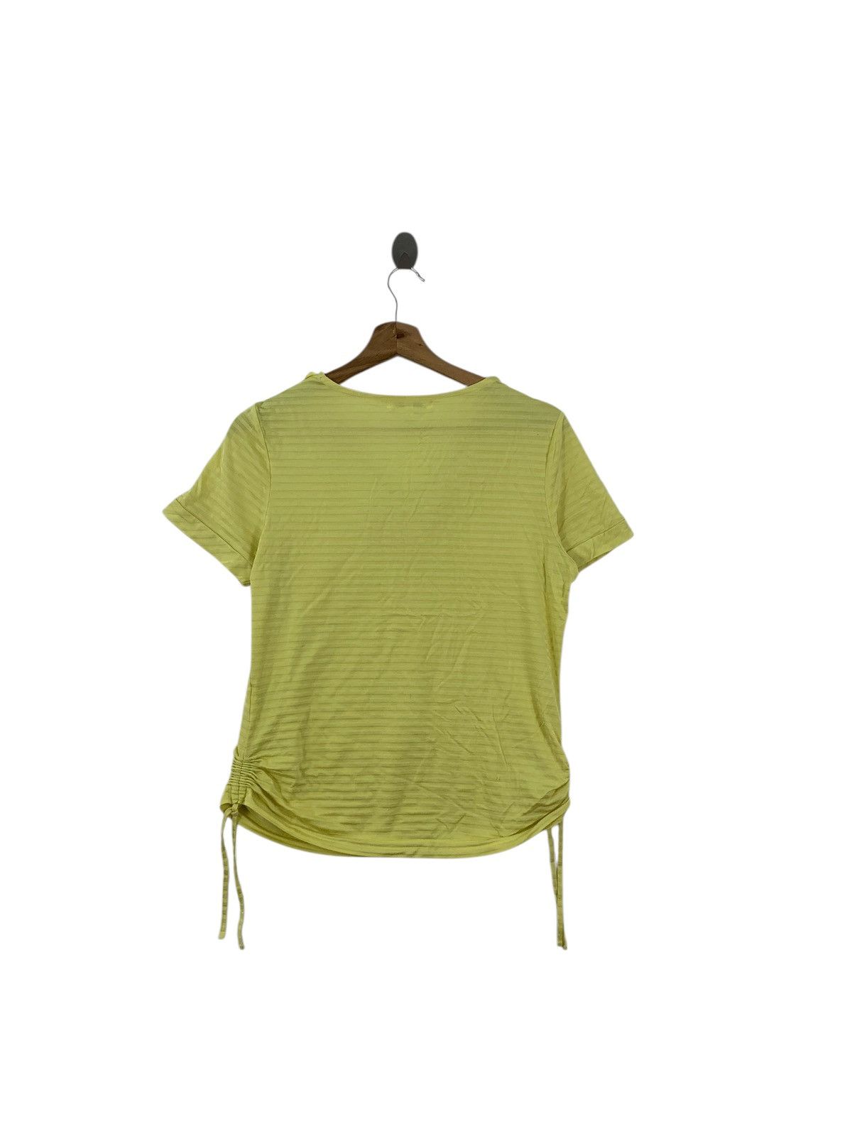Hanae Mori Vintage HANAE MORI PRIMATTIVO Ruffle Tee Shirt Top Collectio Size L / US 10 / IT 46 - 7 Thumbnail