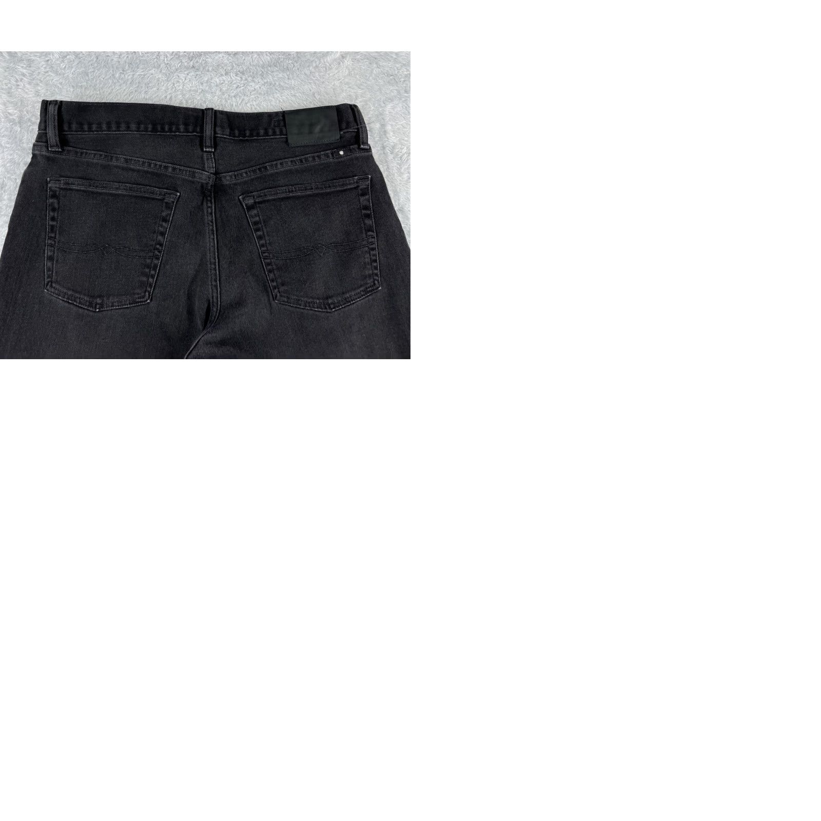 Lucky Brand Lucky Brand Jeans Men 34 Black Denim Straight Cotton Blend Stretch 34x27 Casual Regular 5-Pocket Design Mens Jeans Size US 34 / EU 50 - 10 Thumbnail