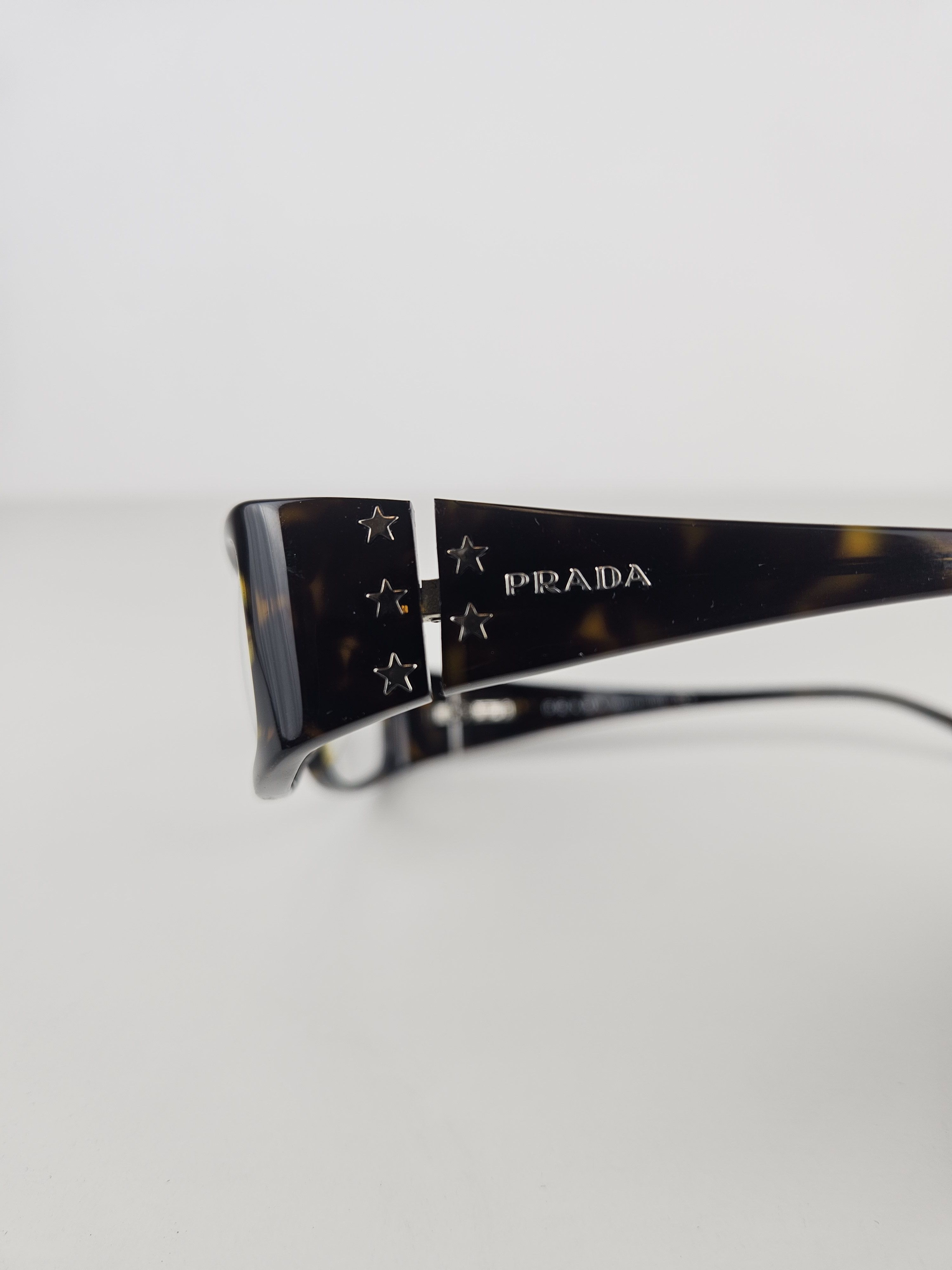 Prada Vintage y2k prada star studded glasses office siren Size ONE SIZE - 14 Thumbnail
