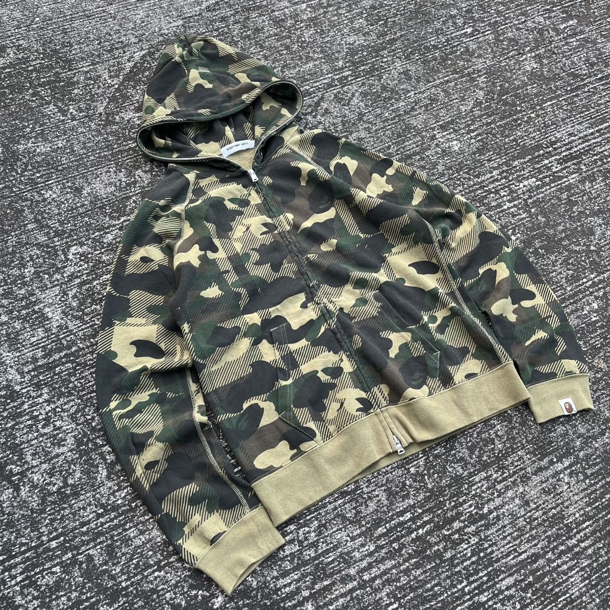 Bape A Bathing Ape Check 1st camo Full zip hoodie Size S / US 4 / IT 40 - 5 Thumbnail