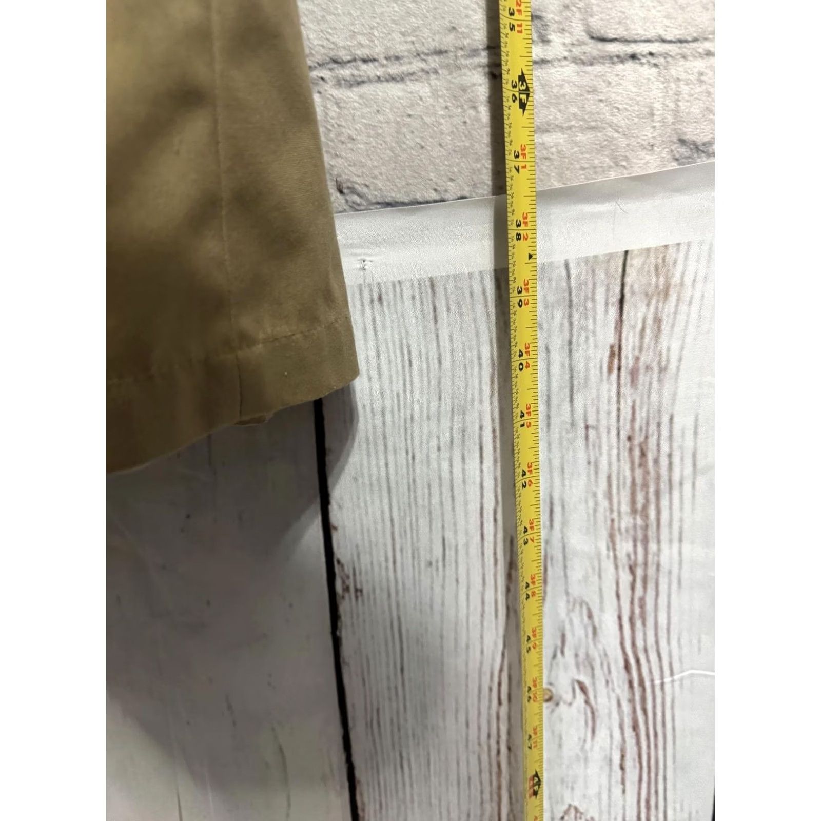 Vintage Towncraft Men's Beige Raincoat with Removable Wool Liner 42R Regular Long Cotton/Polyester Coat Size US L / EU 52-54 / 3 - 5 Thumbnail