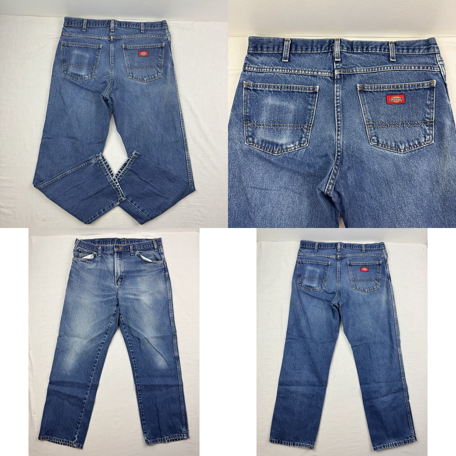 Dickies VINTAGE Dickies Jeans Men 34x30 Relaxed Fit Blue 90s Y2K Hipster Workwear Jeans Mens Size US 34 / EU 50 - 9 Thumbnail
