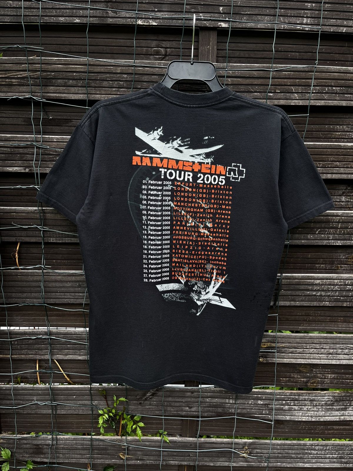 Band Tees × Vintage 🎸 Vintage Rammstein Band Tour T - Shirt 2005 Size US L / EU 52-54 / 3 - 6 Thumbnail