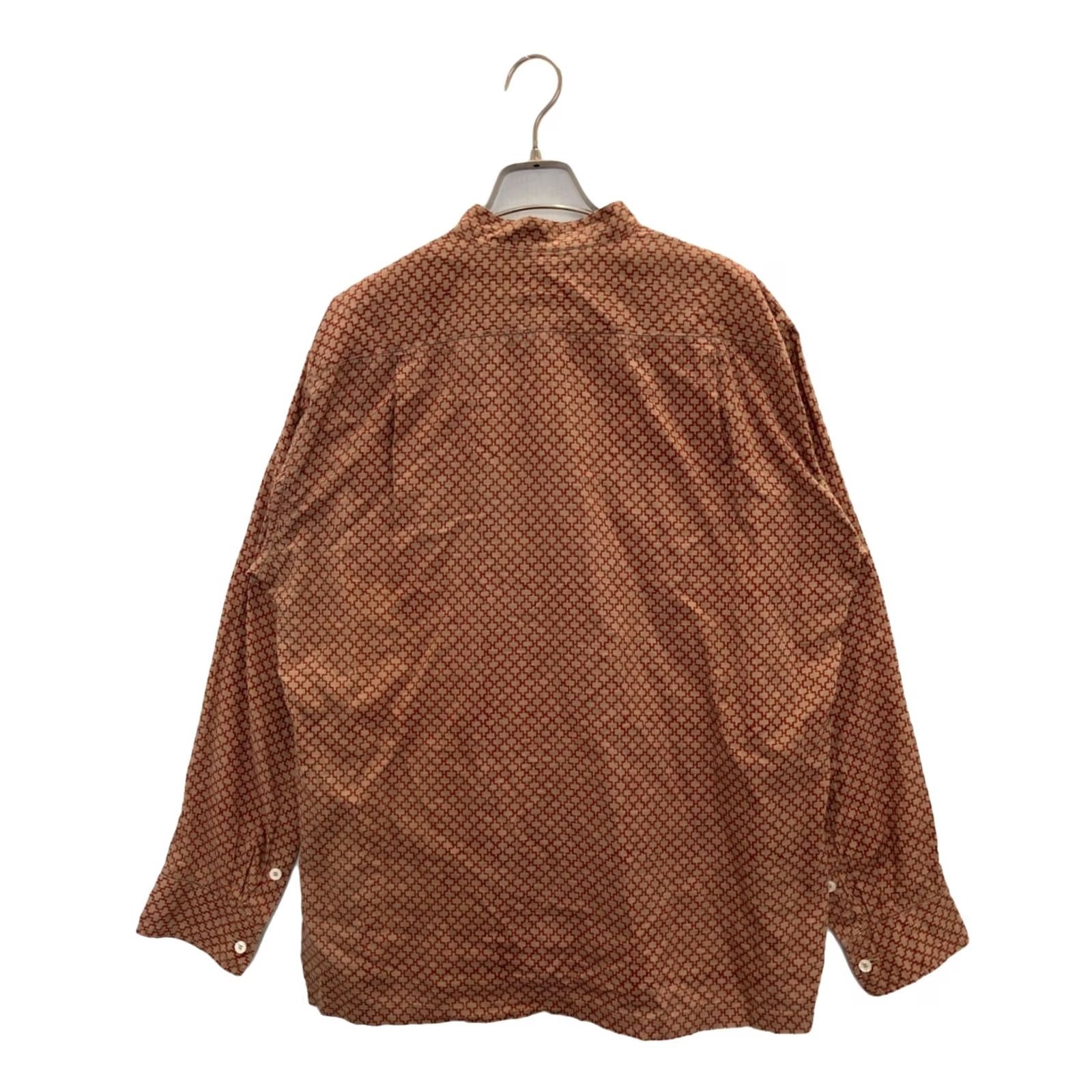 Issey Miyake ISSEY MIYAKE HaaT shirt men's size M red Long sleeve cotton band collar USED Size US M / EU 48-50 / 2 - 2 Thumbnail
