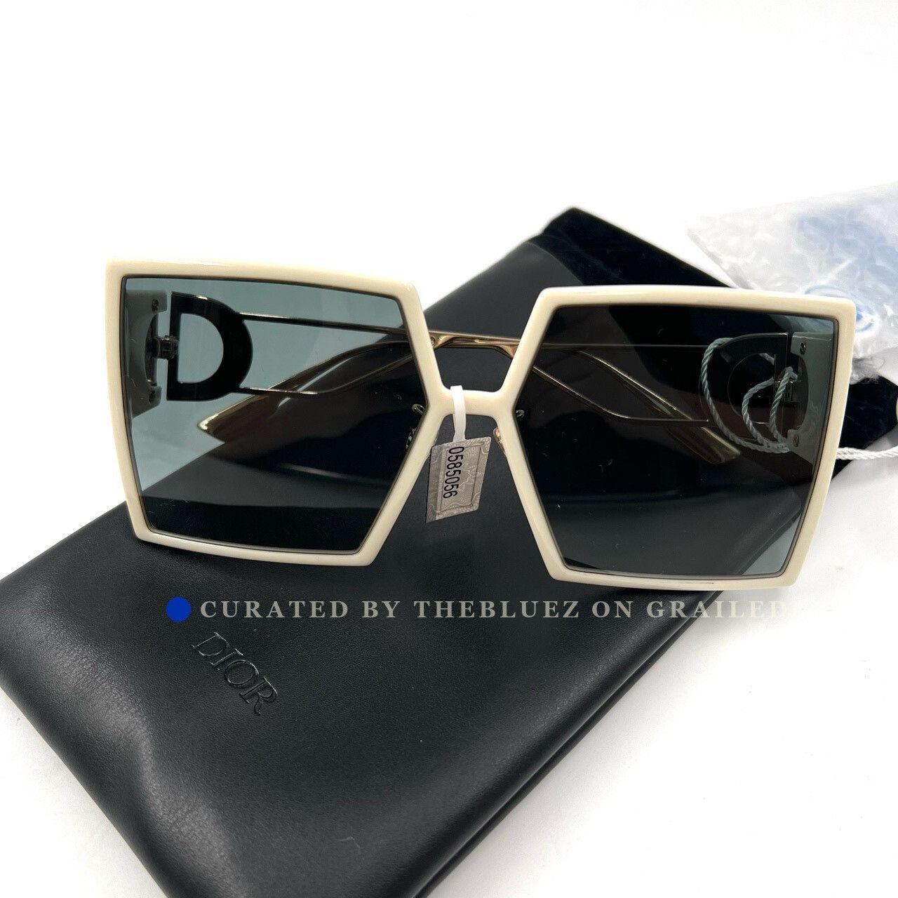 Dior NEW Dior DiorClub M7U Shield Mask Sunglasses White 