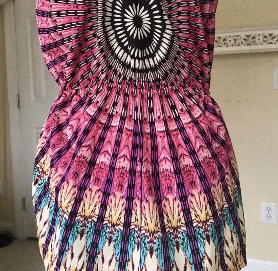 Other VINTAGE CROCHET EMBROIDERED RACERBACK TANK TOP Size M / US 6-8 / IT 42-44 - 7 Thumbnail