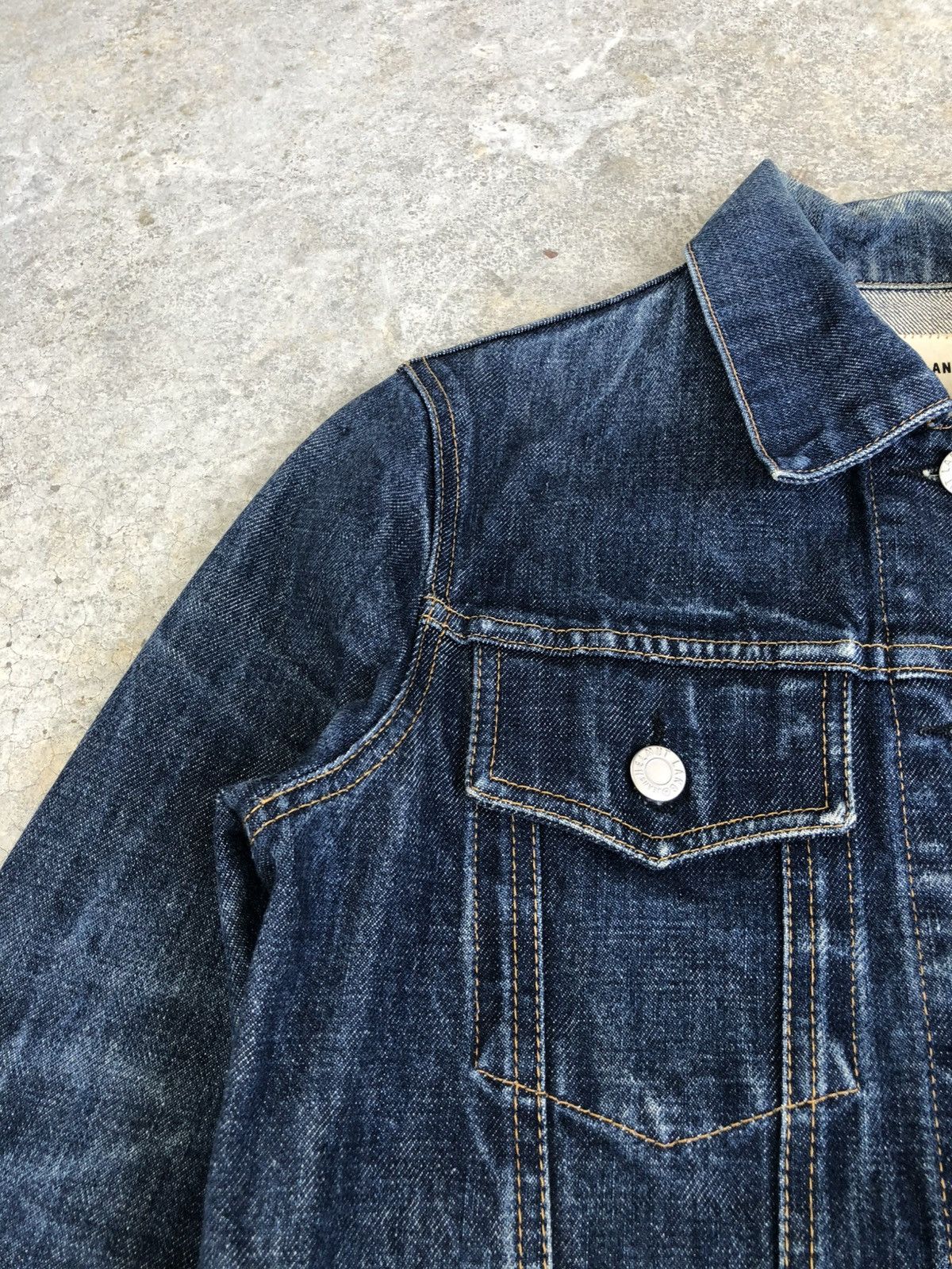 Helmut Lang Helmut Lang Denim Jacket Classic Denim Distressed Size US XS / EU 42 / 0 - 5 Thumbnail