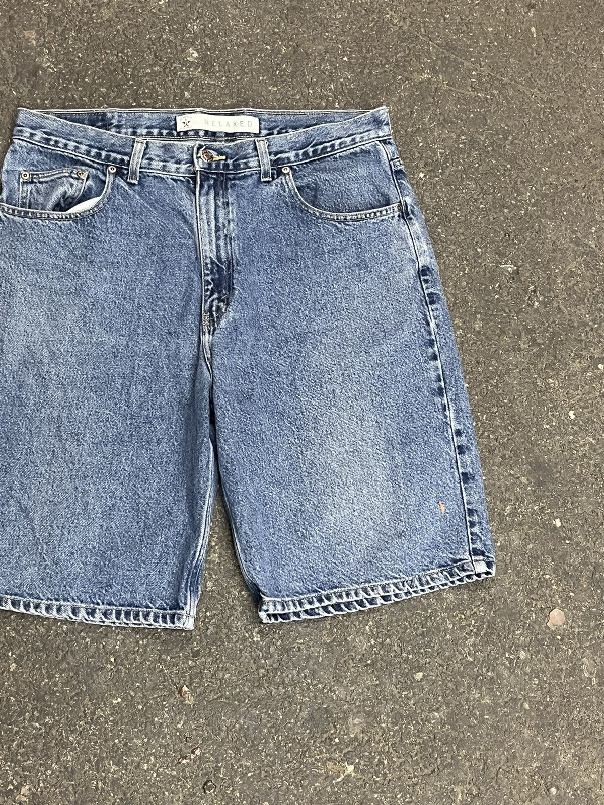 Vintage Jorts baggy fit vintage light wash denim streetwear hype Size US 36 / EU 52 - 3 Thumbnail