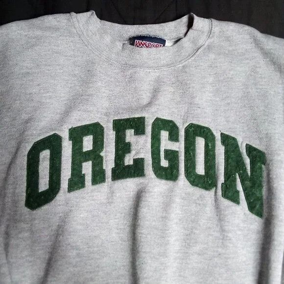 Jansport Vintage Jansport Oregon Ducks Crewneck Sweatshirt Size US XL / EU 56 / 4 - 1 Thumbnail