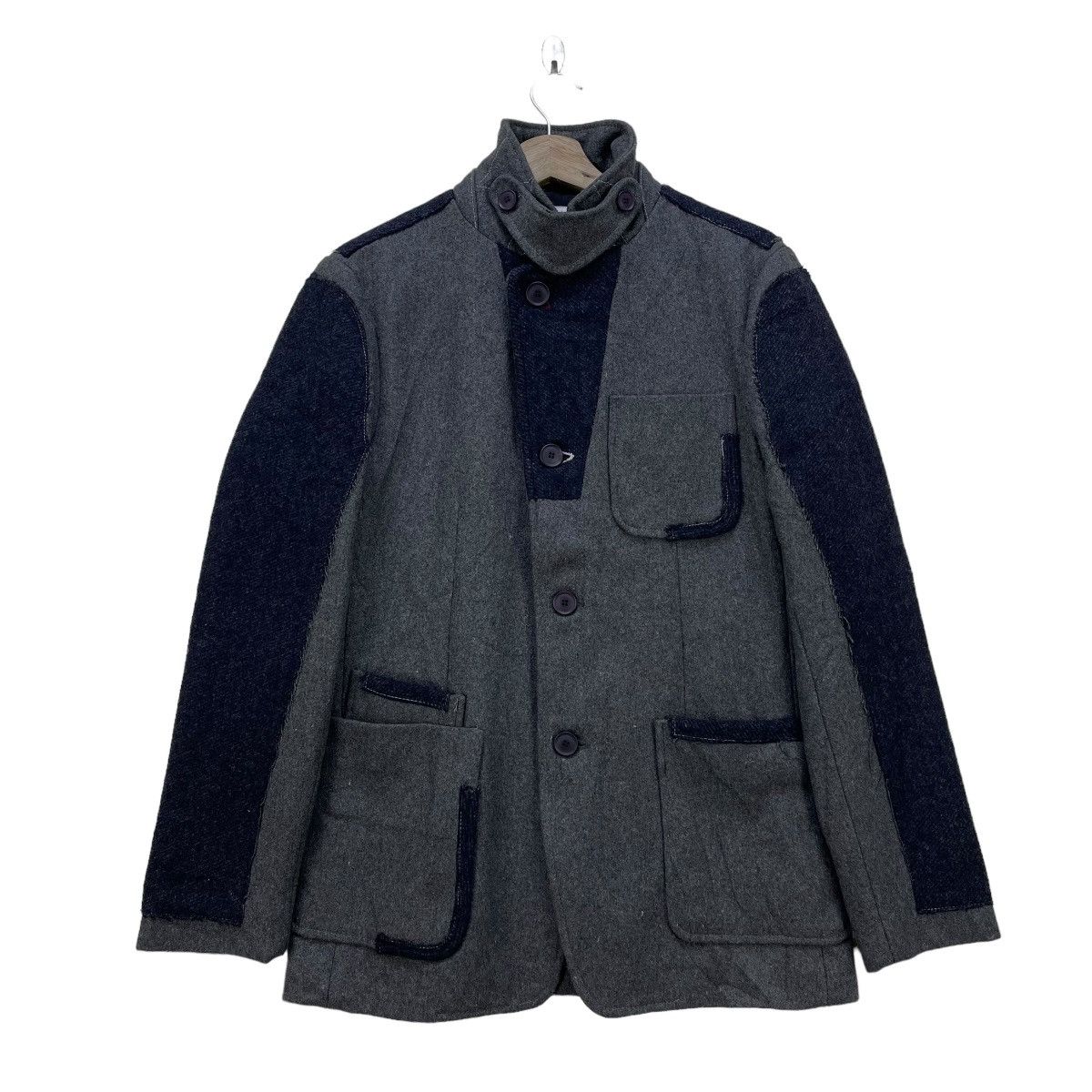 45rpm 🔥Awesome Khoon Pacthwork GRey Casual Jacket Inspired 45rpm Size US M / EU 48-50 / 2 - 1 Thumbnail