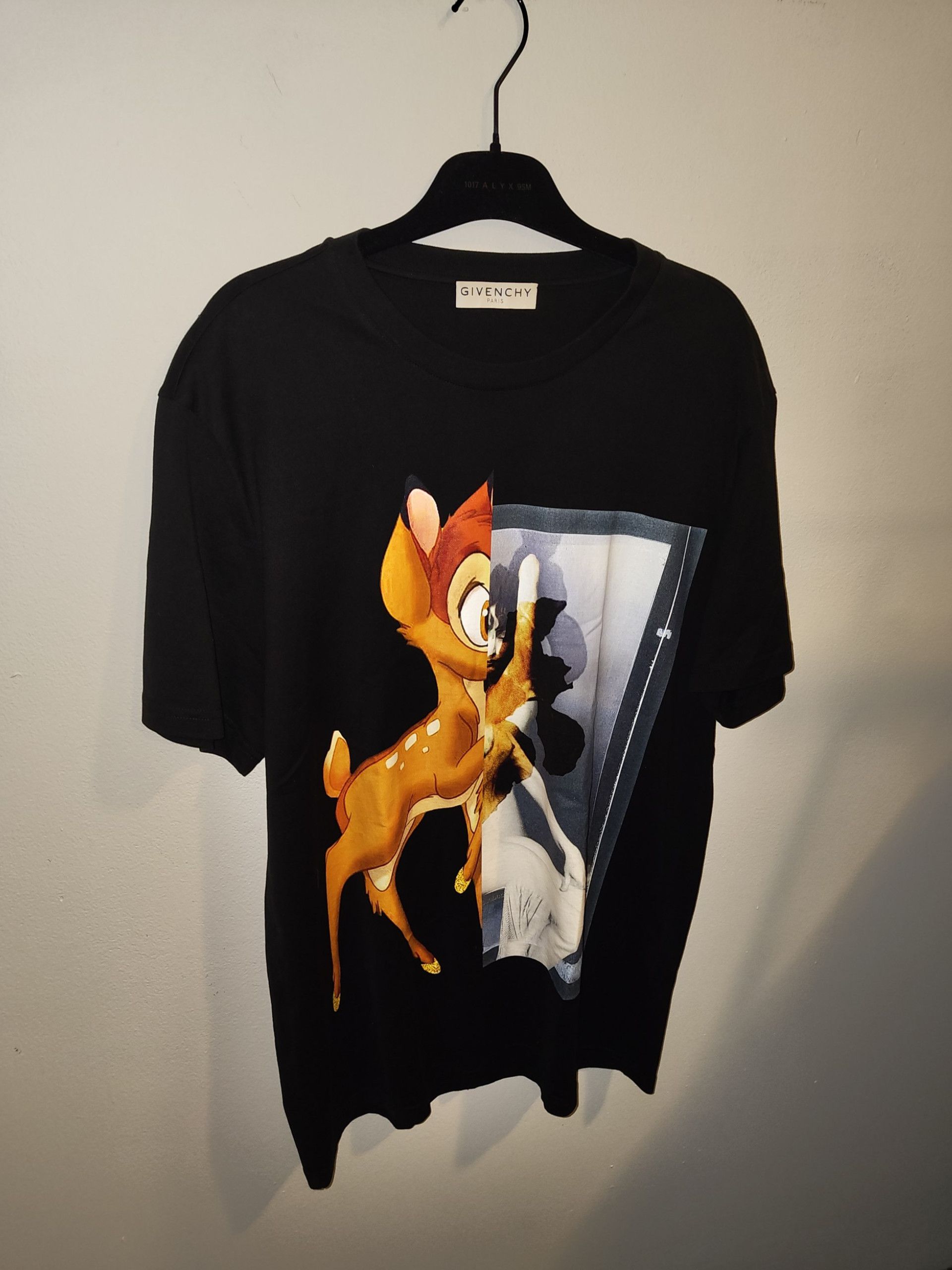 Givenchy Givenchy Bambi Disney Tisci 14SS Black T-Shirt Size US S / EU 44-46 / 1 - 1 Thumbnail