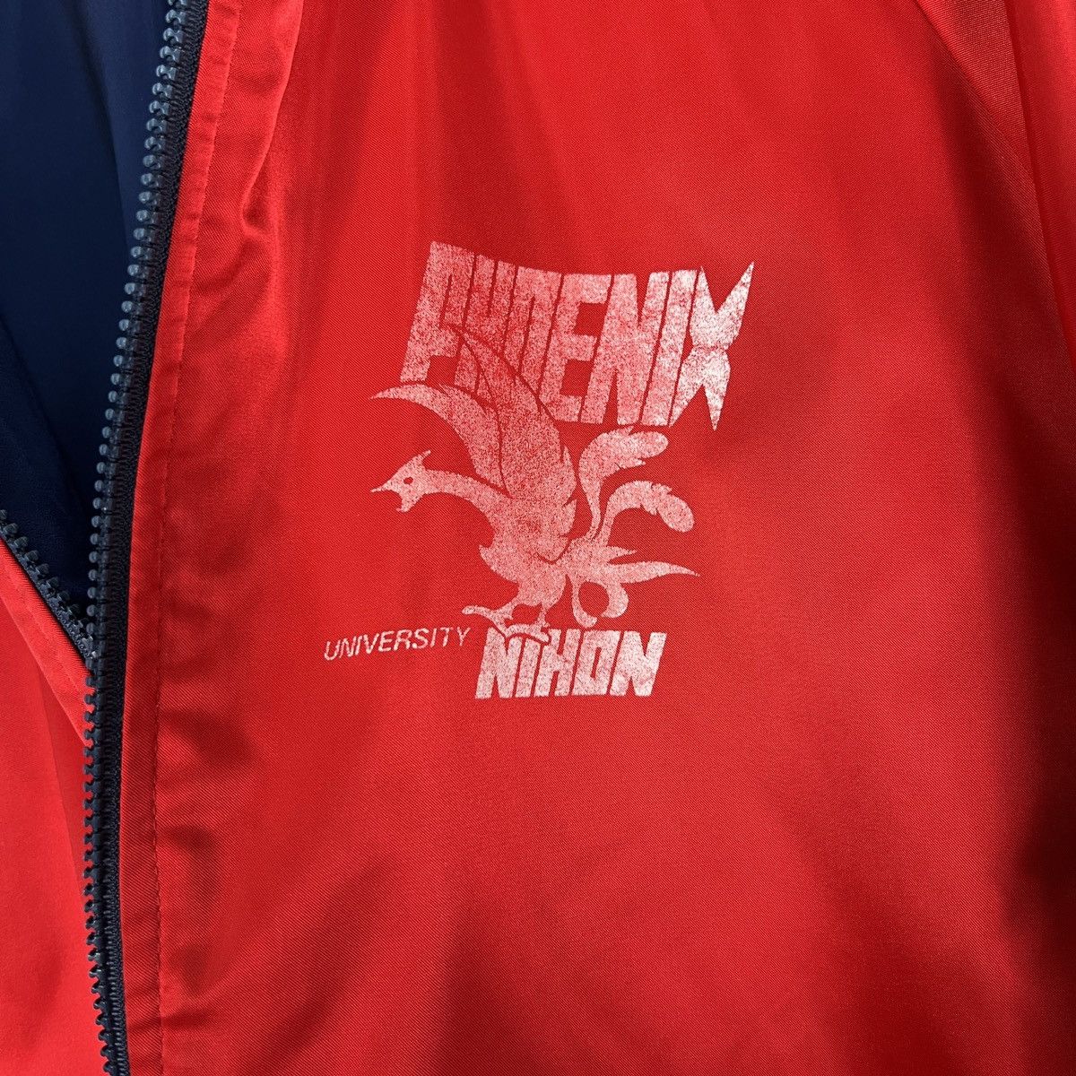 🔥 VINTAGE POENIX NIHON UNIVERSITY REVERSIBLE BOMBER JACKET