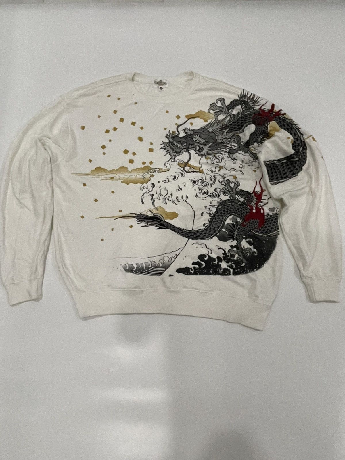 Karakuri Tamashii sukajan sweatshirt karakuri tamashi dragon embroidered Size US XXL / EU 58 / 5 - 1 Thumbnail