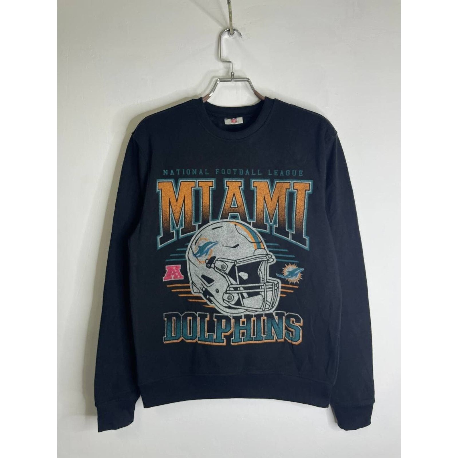 NFL Vintage NFL Miami Dolphins Sweatshirt Black Crewneck S USA Size US S / EU 44-46 / 1 - 1 Thumbnail