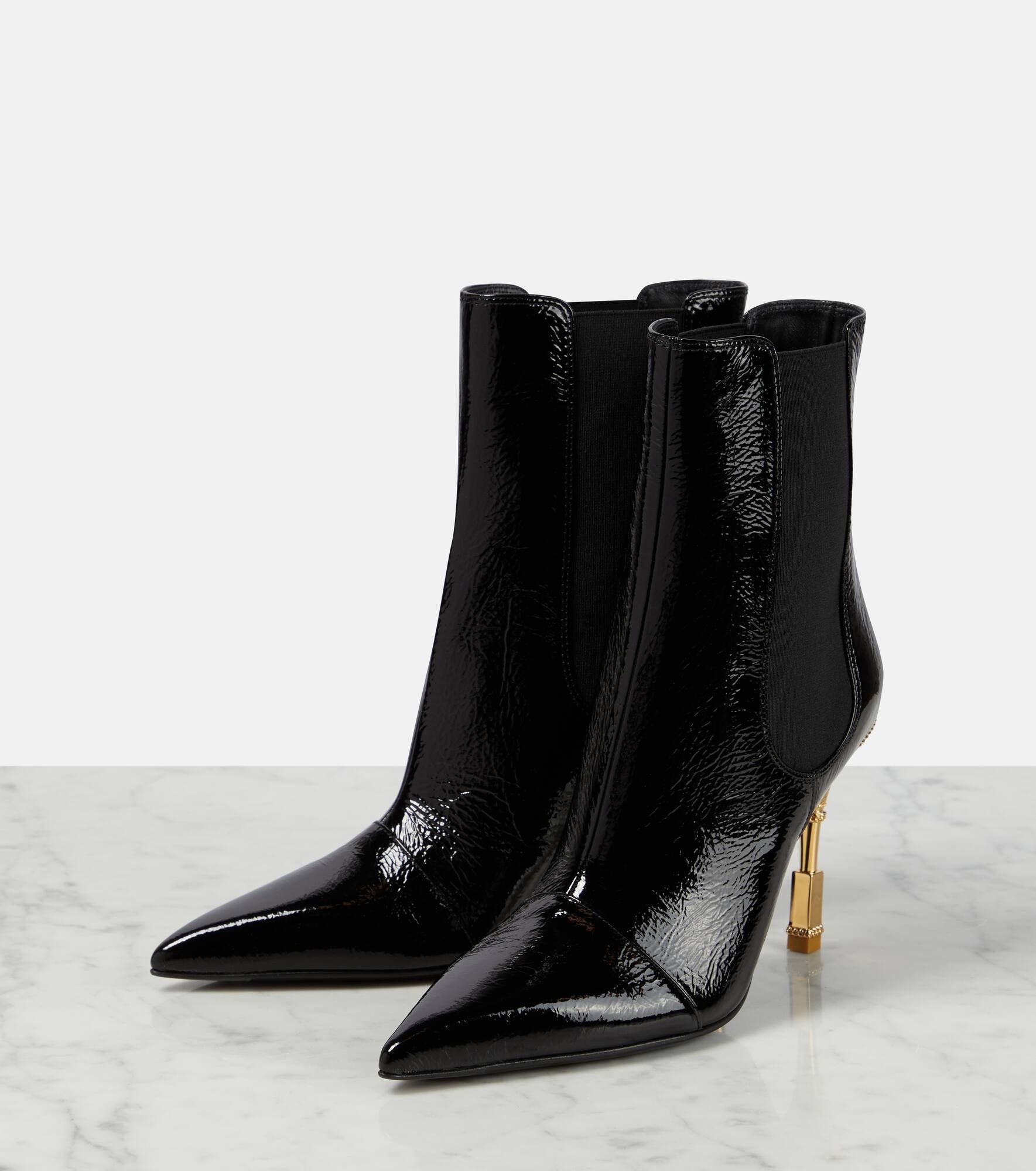 Balmain o1y0625 Ankle Boots in Black Size US 10 / IT 40 - 2 Thumbnail