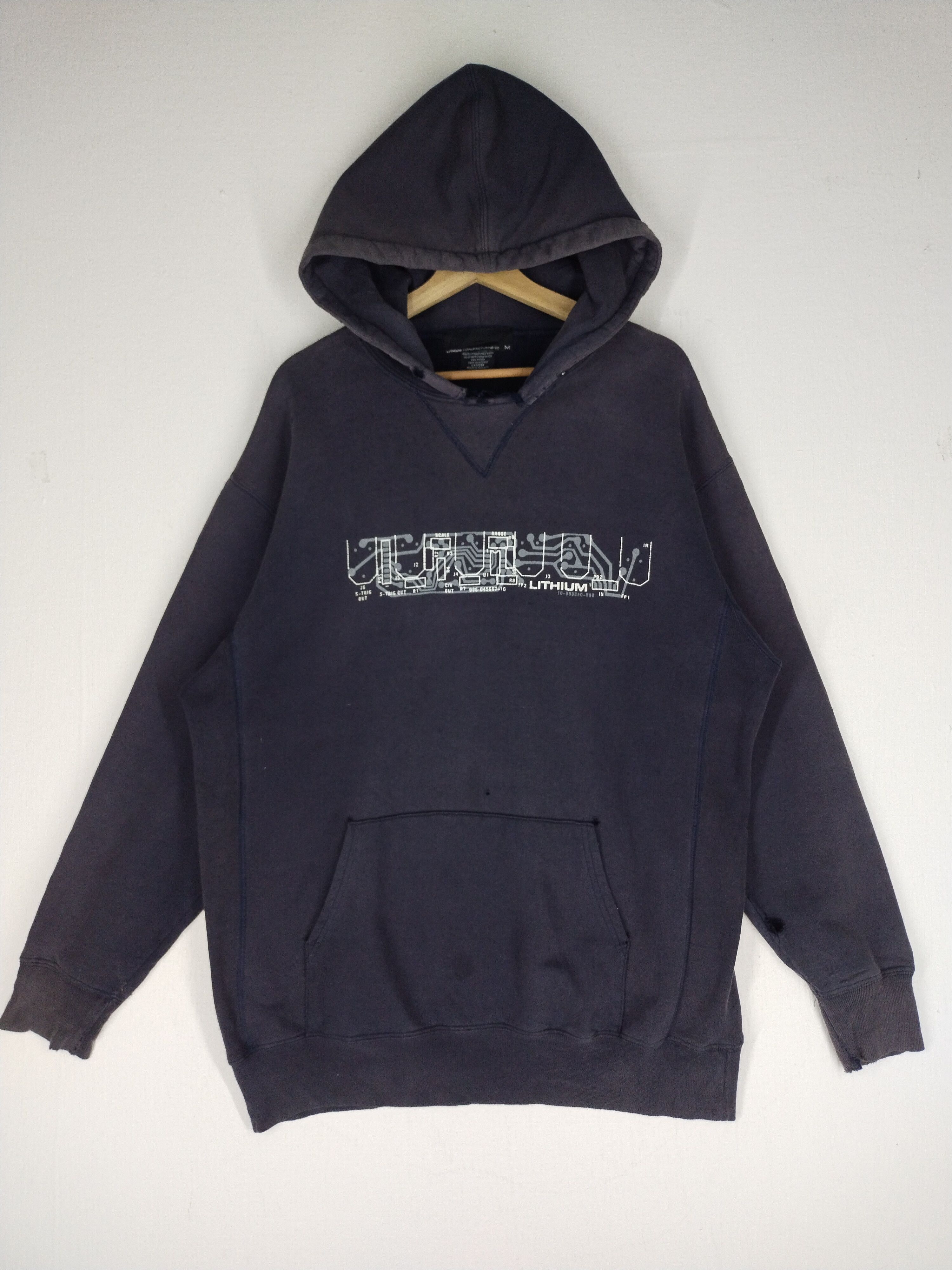 Lithium × Vintage RARE 🔥 Vtg Lithium Manufacturing Co Hoodie Size US M / EU 48-50 / 2 - 1 Thumbnail