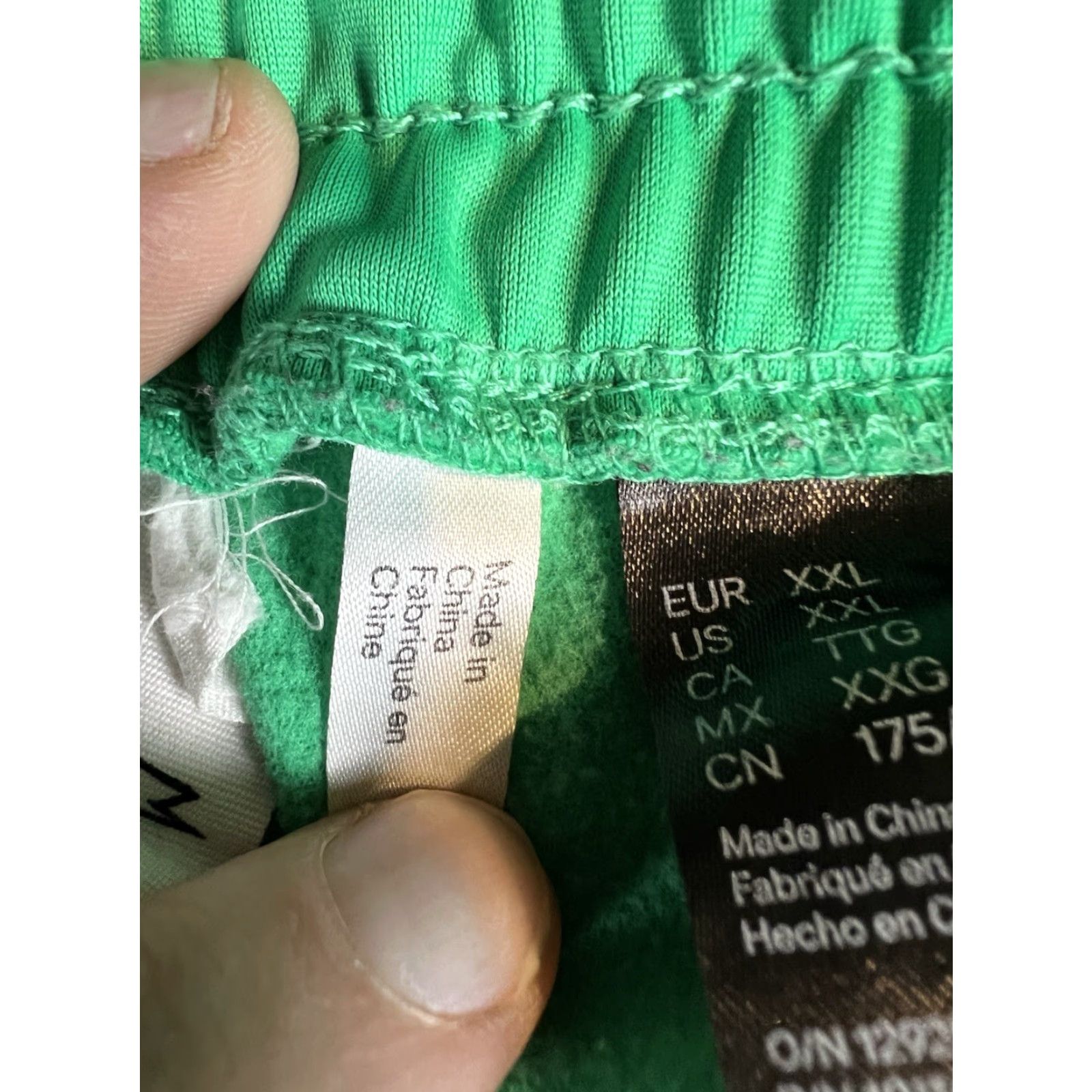 H&M VINTAGE H&M Pants Mens 2XL Wide-Leg Track Pants Green Size US 39 - 4 Thumbnail