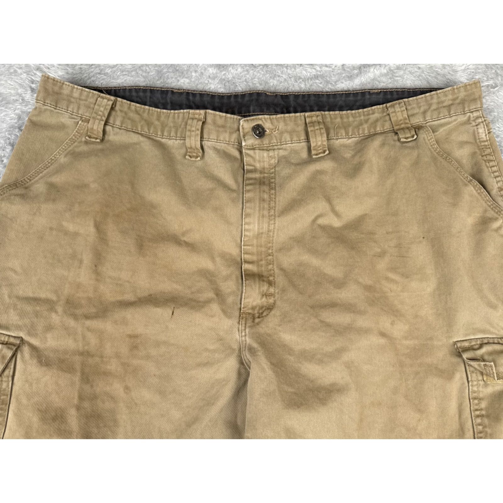 Wrangler Wrangler Pants Men 44 Brown Workwear Twill Cargo Cotton Durable 42x29 READ Size US 44 / EU 60 - 4 Thumbnail