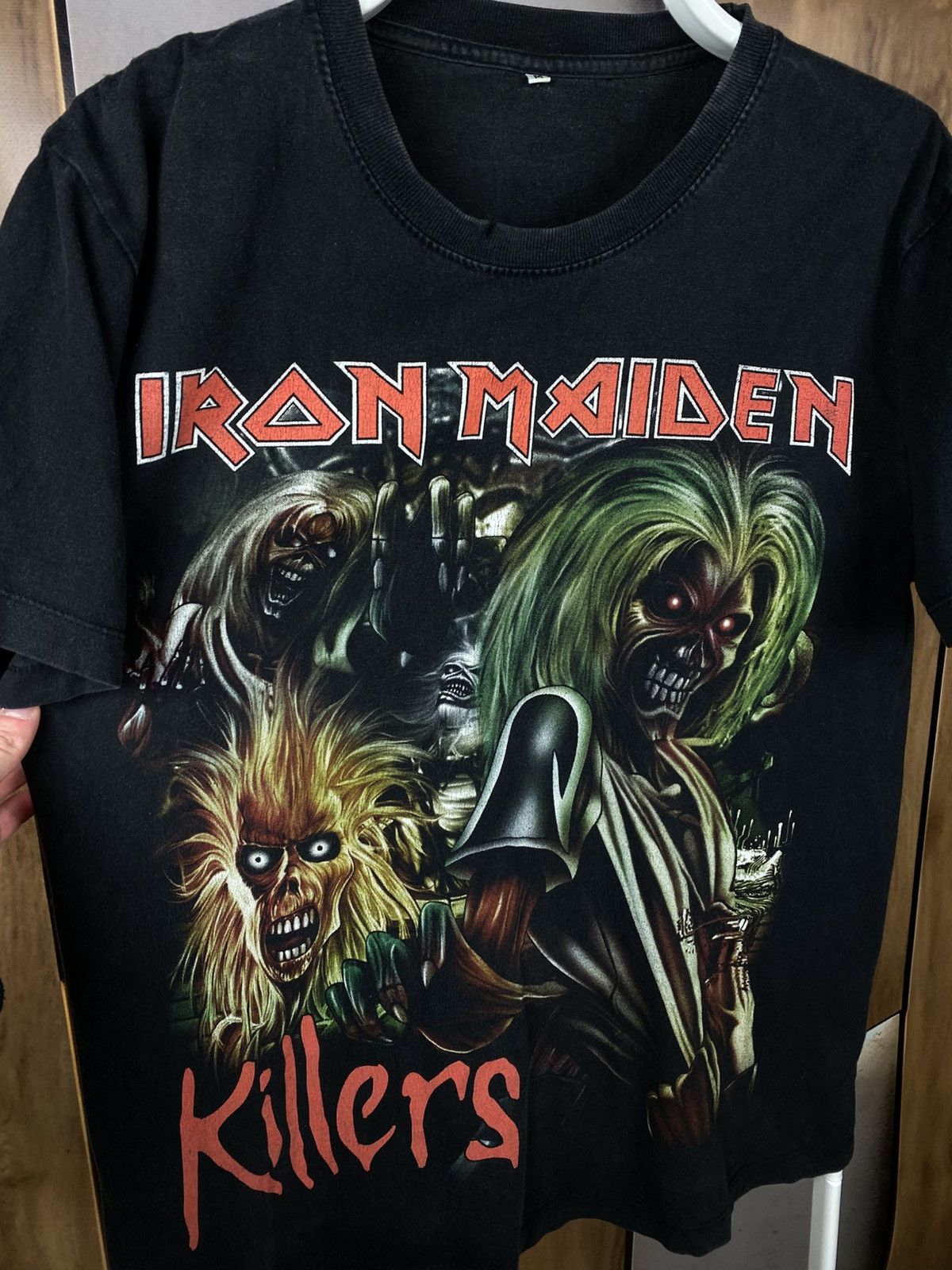 Iron Maiden 💀Vintage 00s T-Shirt Iron Maiden Killers Rock Band VTG Tee💀 Size US M / EU 48-50 / 2 - 2 Thumbnail