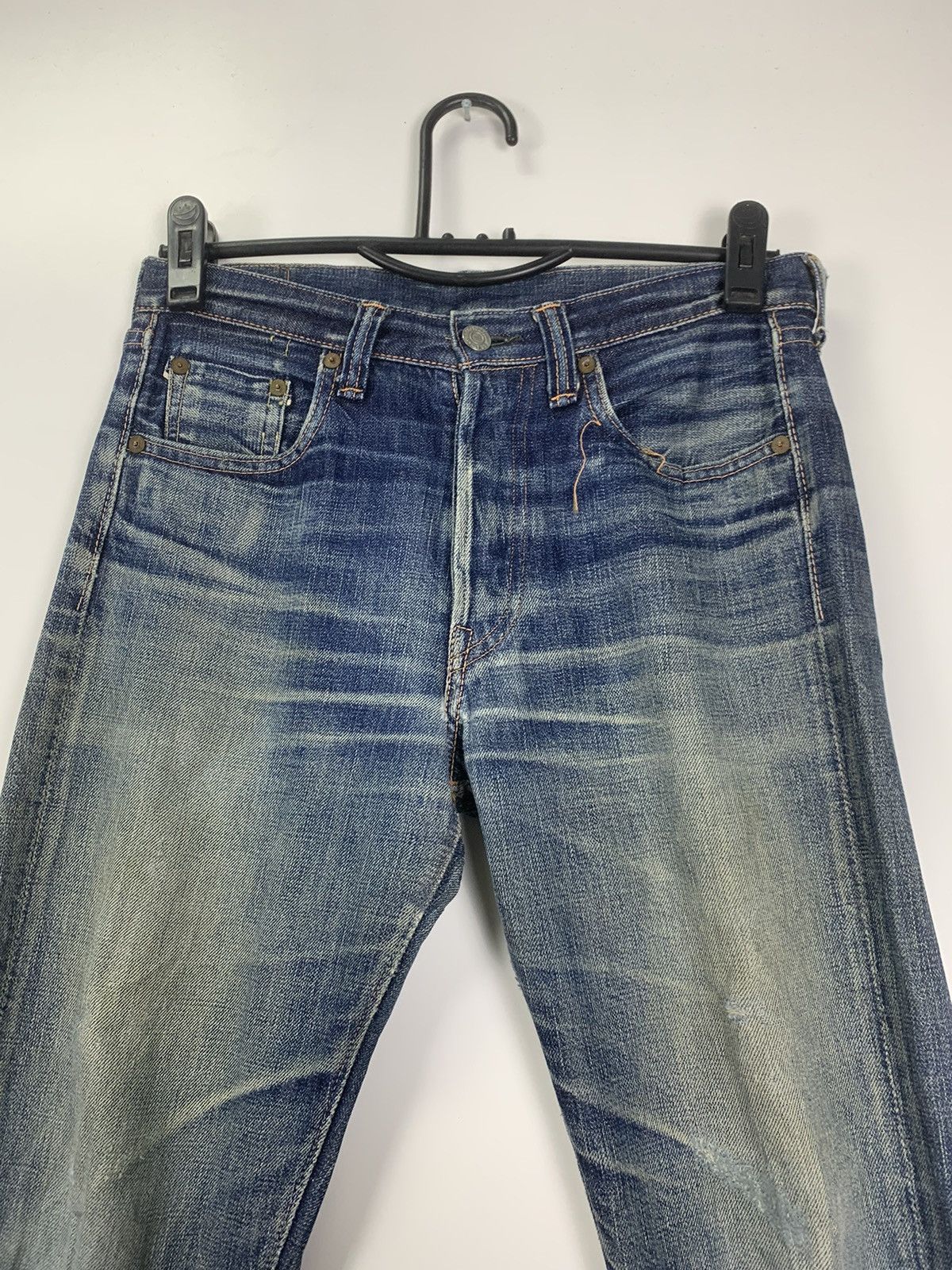 Full Count & Co. Full Count & Co Diatress Jeans Size US 32 / EU 48 - 2 Thumbnail