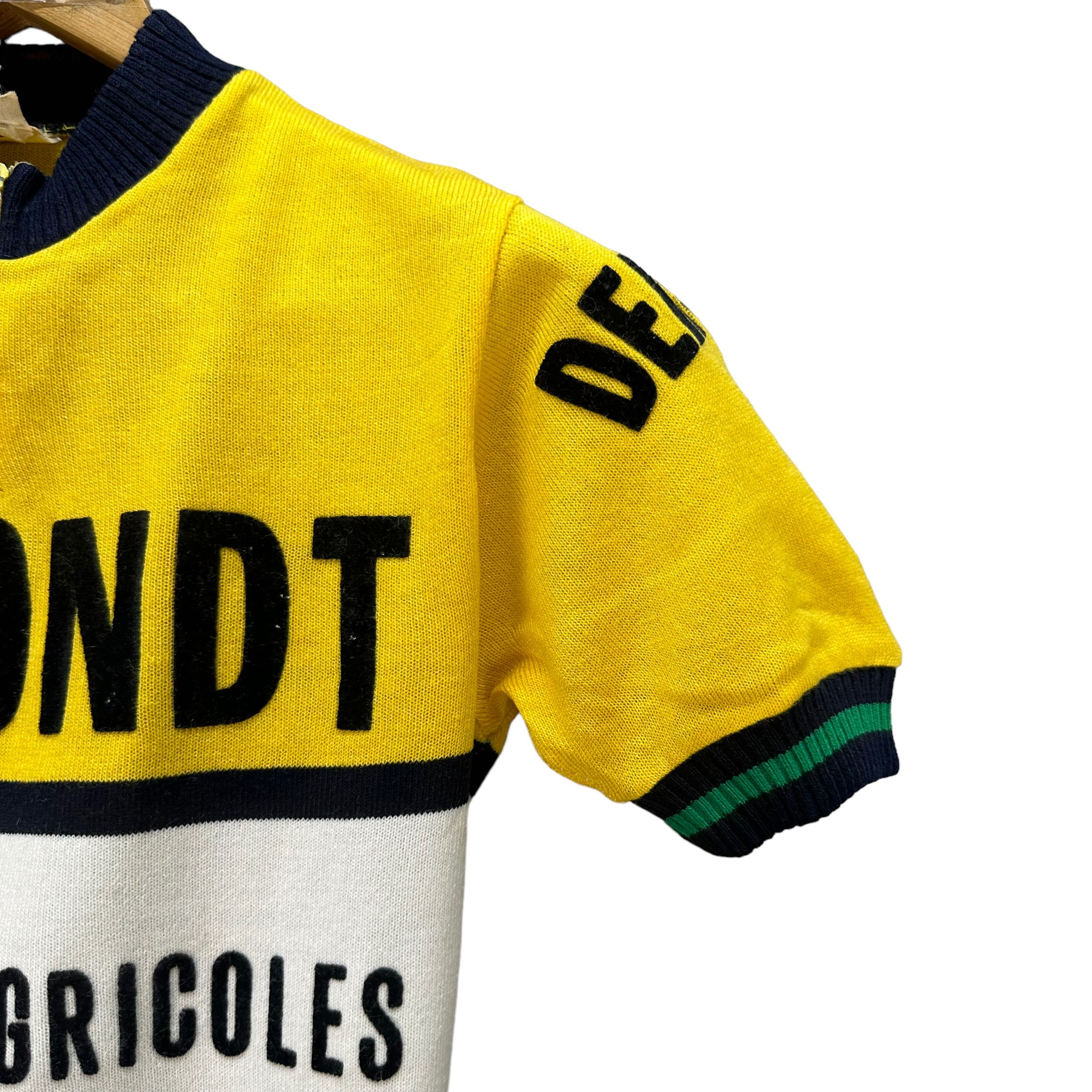 Vintage VINTAGE CYCLIST JERSEY SPONSORED BY DEHONDT # Size S / US 4 / IT 40 - 8 Thumbnail