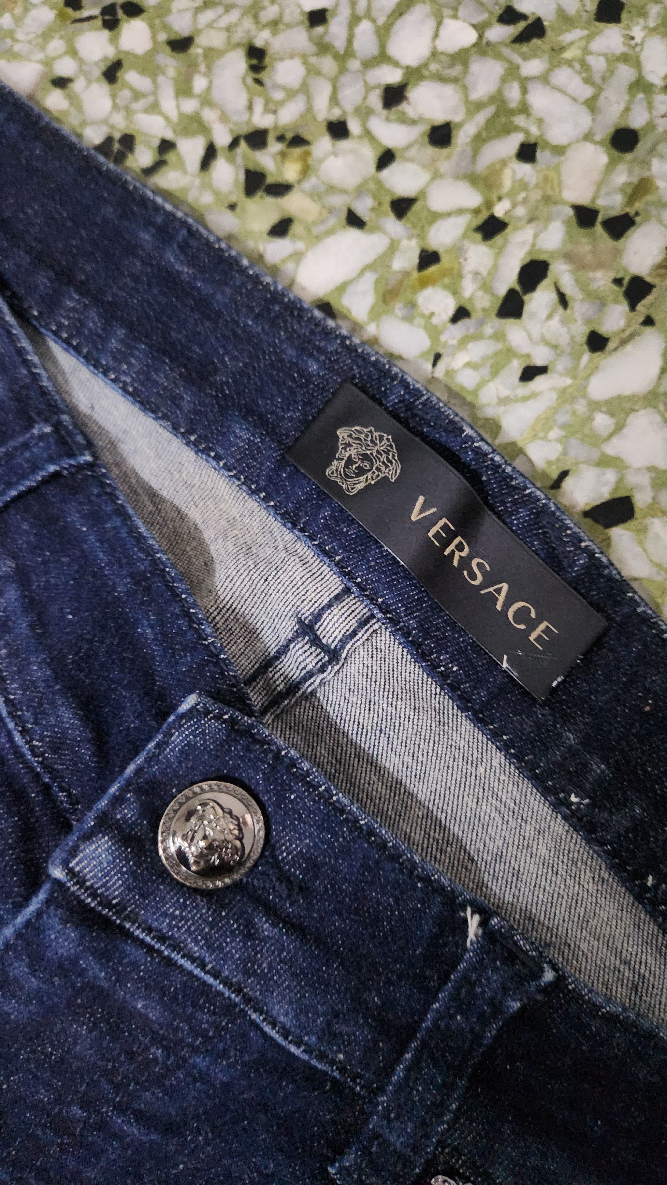 Versace × Versace Jeans Couture Versace printed jeans Size US 34 / EU 50 - 3 Thumbnail