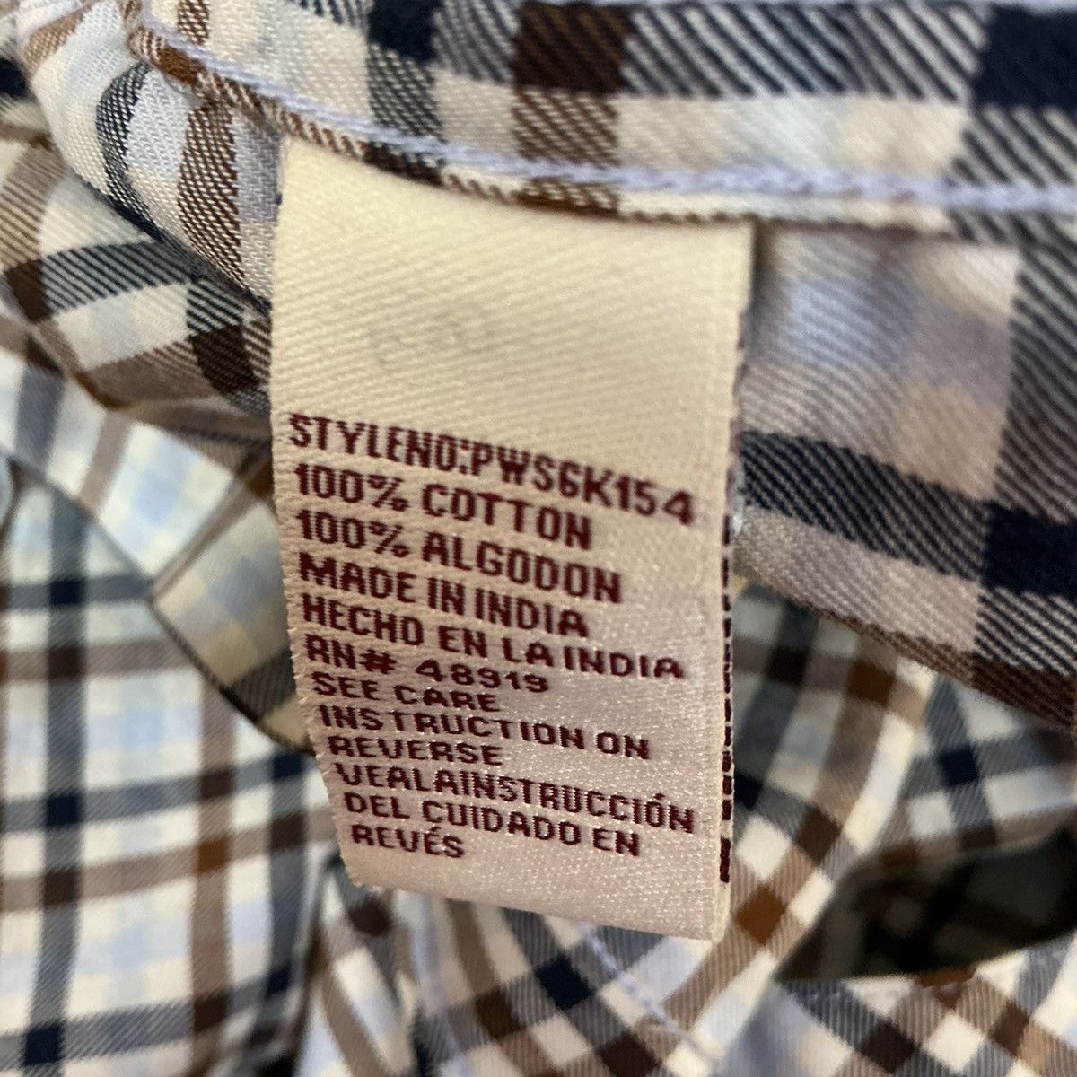 Phat Farm Phat Farm Plaid Button Up Shirt Short Sleeve Mens 2XL Cotton Size US XXL / EU 58 / 5 - 6 Thumbnail