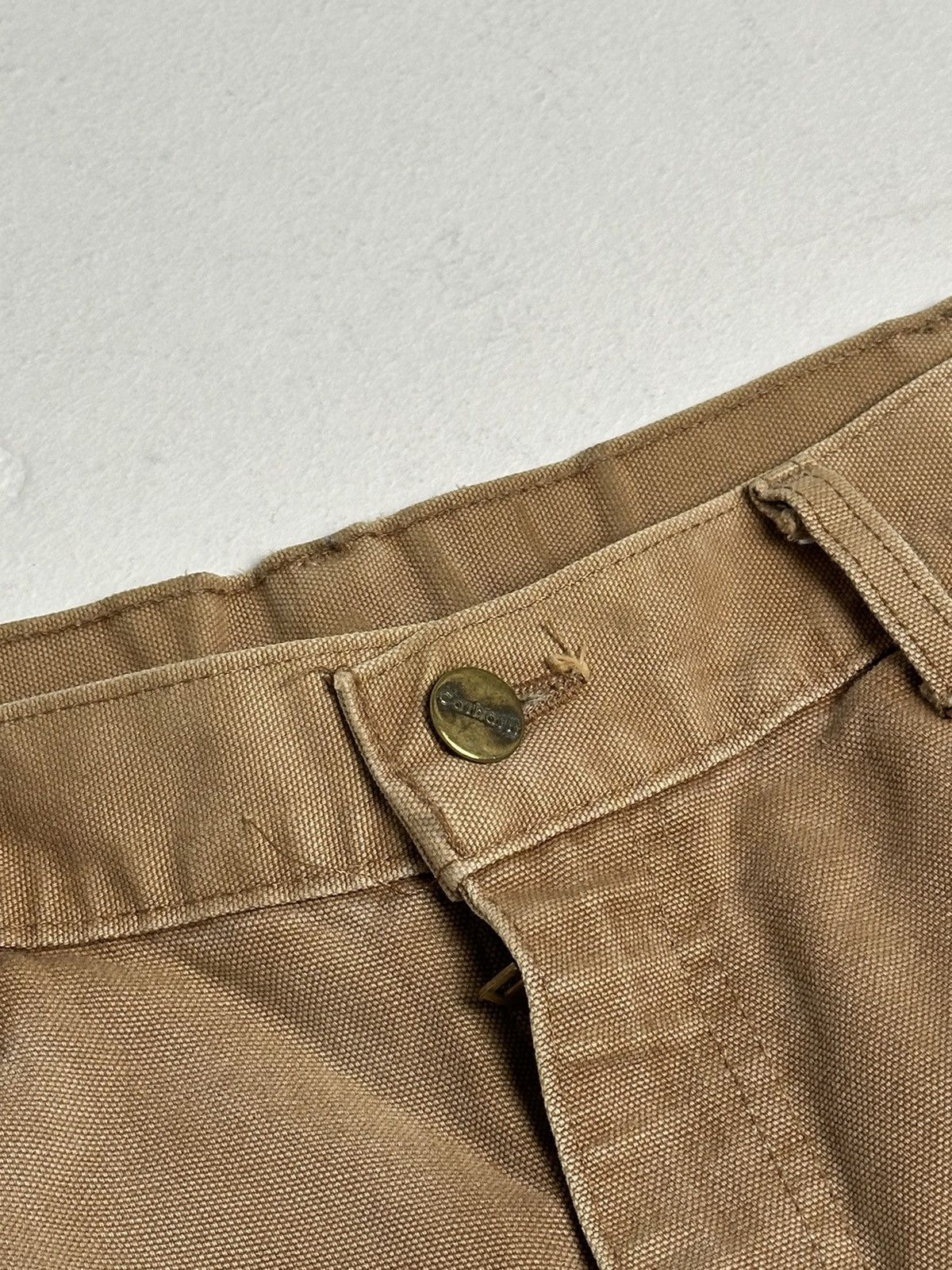 Carhartt × Vintage Vintage carhartt pants brown double knee work wear carpenter Size US 36 / EU 52 - 7 Thumbnail