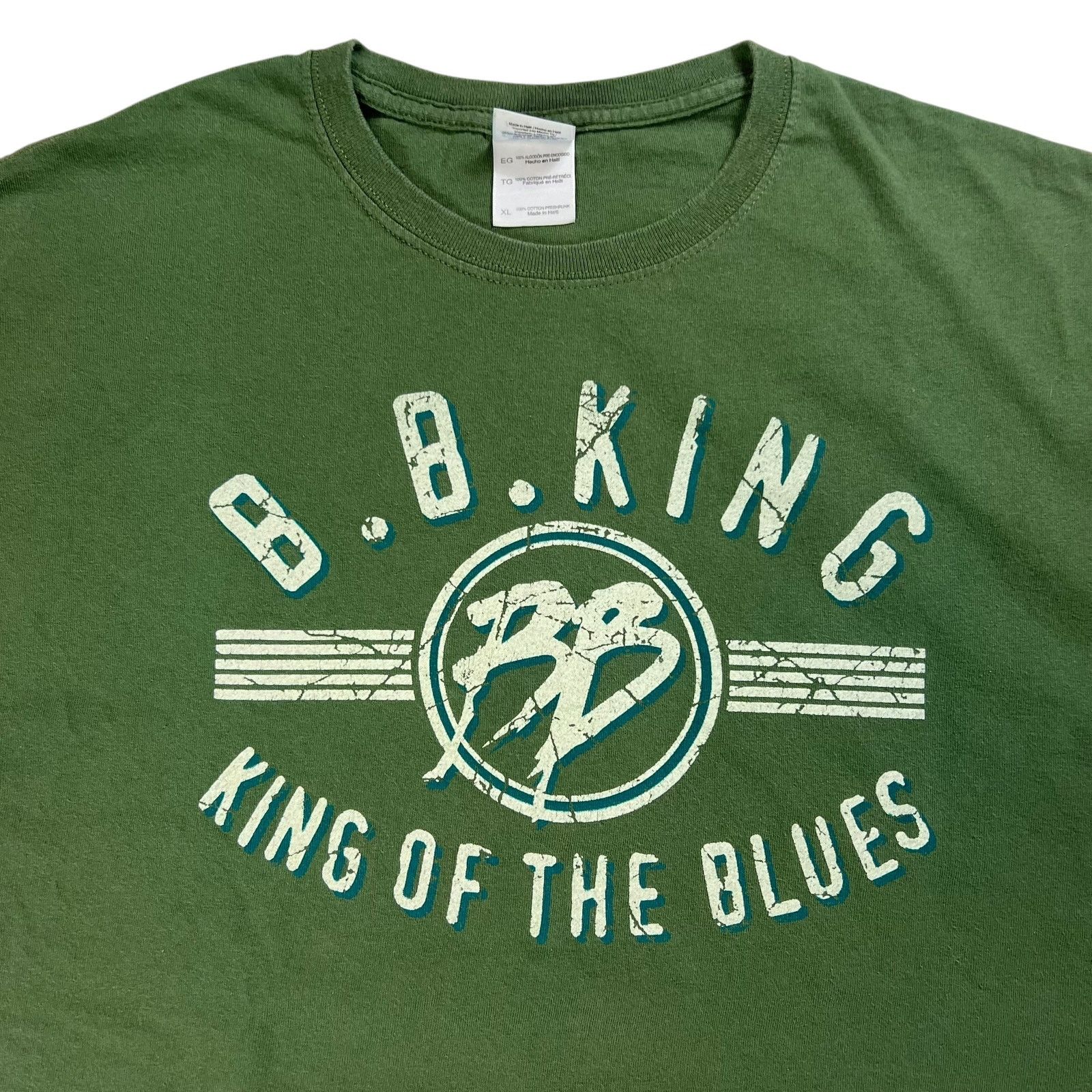 Band Tees × Gildan 2013 B.B. King King of the Blues tour tee (XL) Size US XL / EU 56 / 4 - 4 Thumbnail