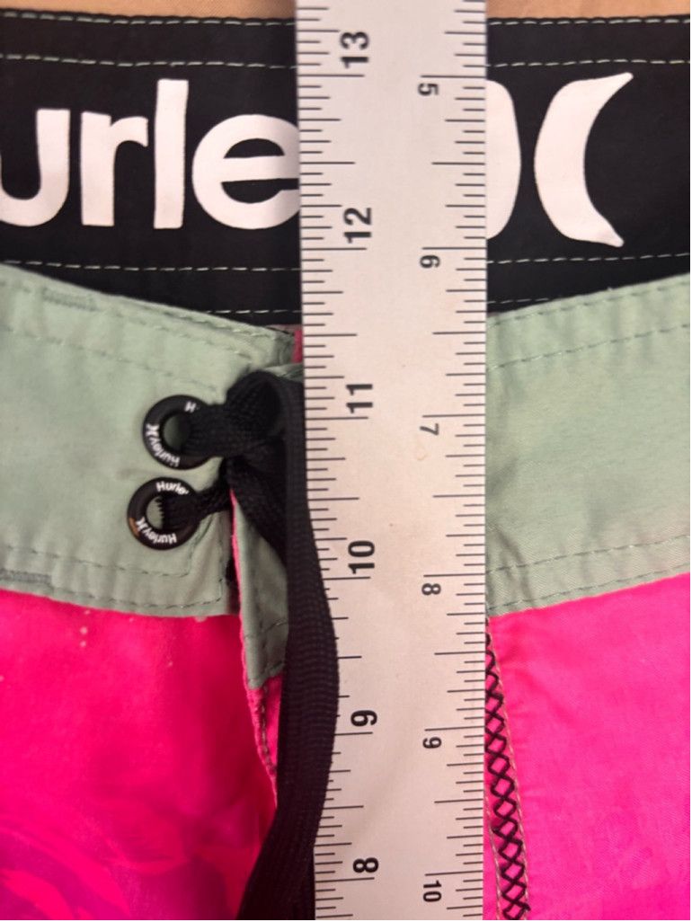 Hurley Men's Hurley Board Shorts Size 30 Pink Green Size US 30 / EU 46 - 5 Thumbnail
