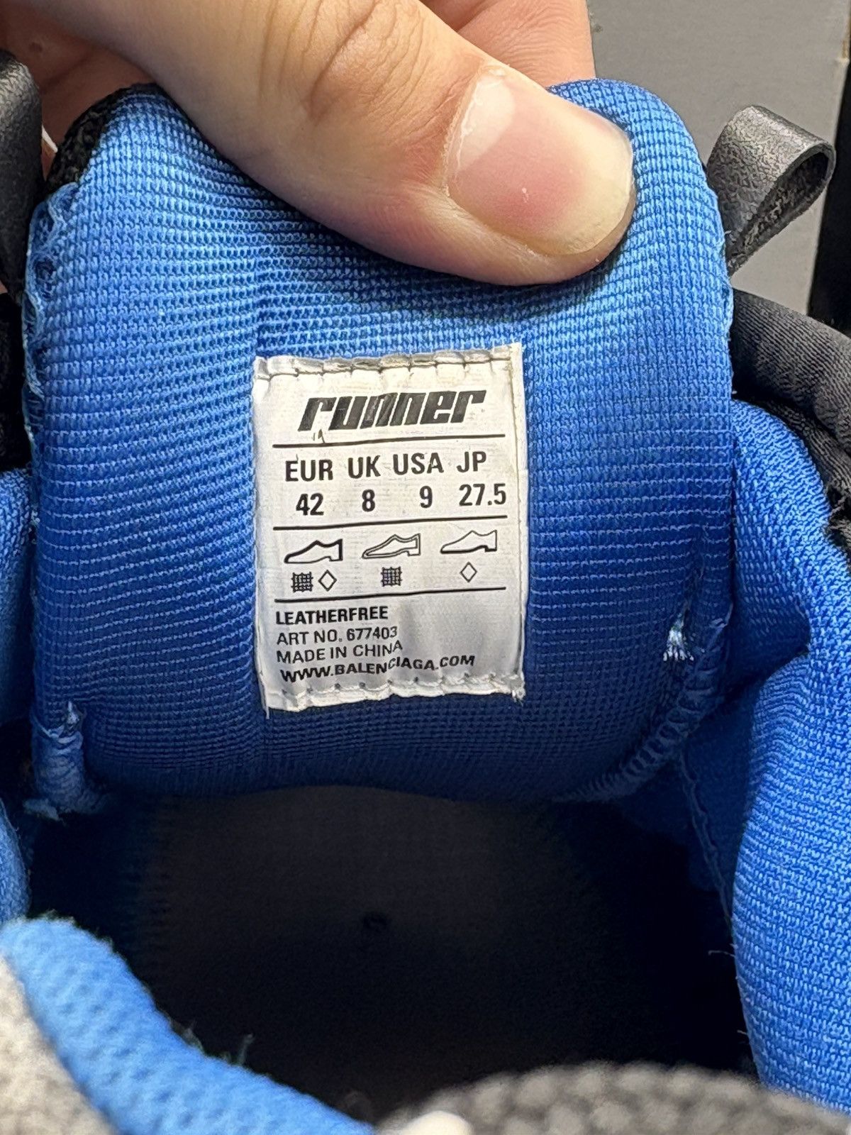 Balenciaga Balenciaga Runner Blue Orange Black Size US 9 / EU 42 - 7 Thumbnail