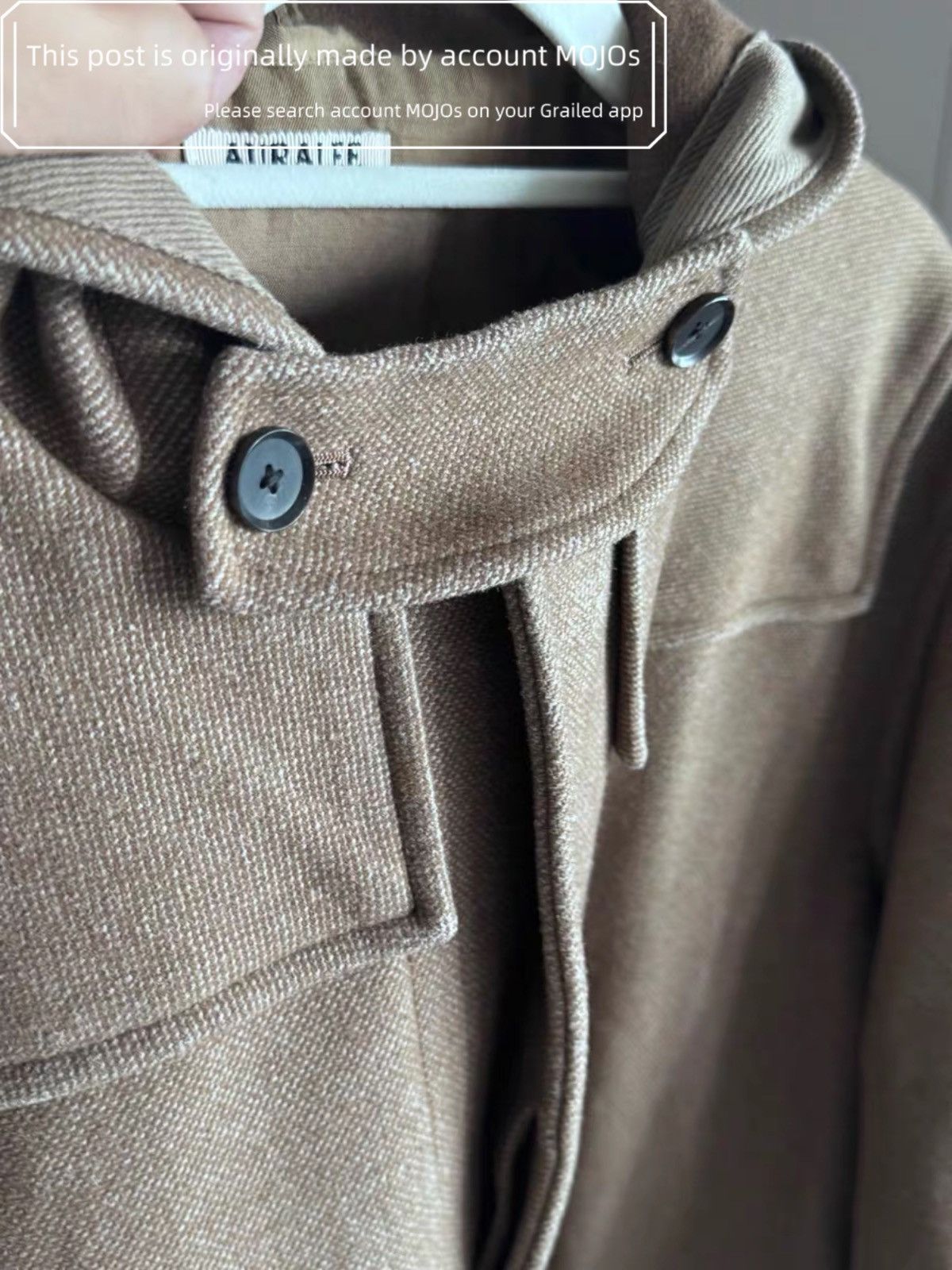 Auralee Sz 3 Auralee Mix Blend Wool Parka Coat mojos1345 Size US L / EU 52-54 / 3 - 3 Thumbnail
